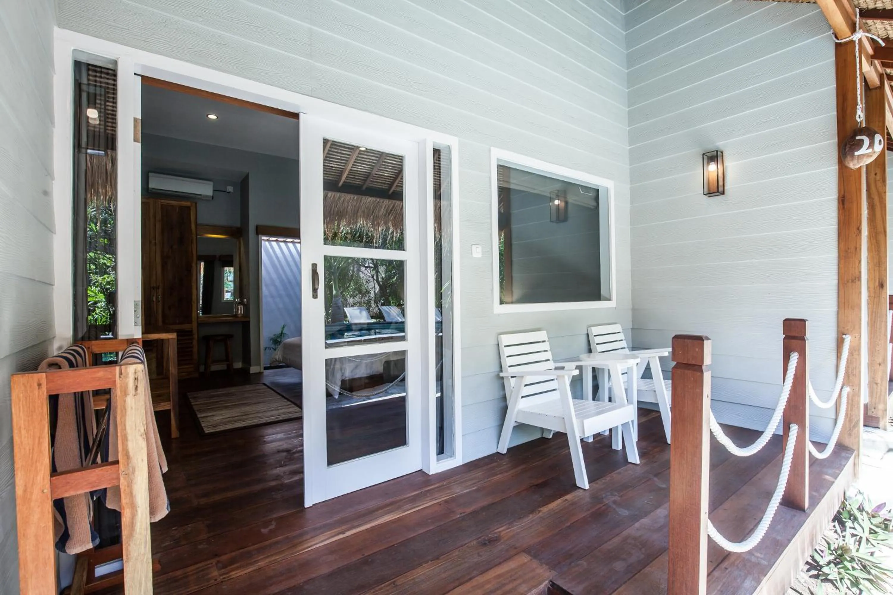 Balcony/Terrace in Manta Dive Gili Trawangan Resort