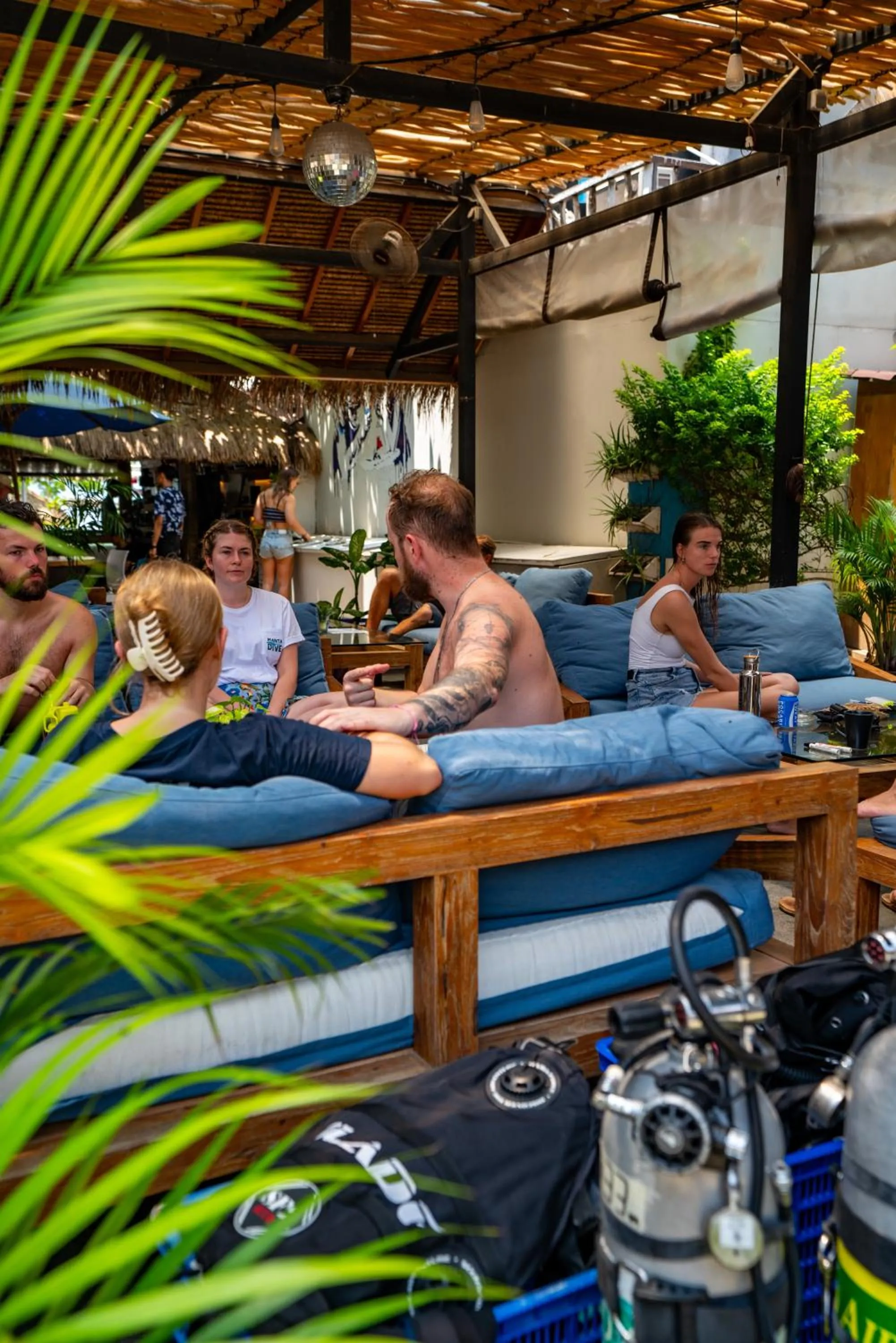 Restaurant/places to eat in Manta Dive Gili Trawangan Resort