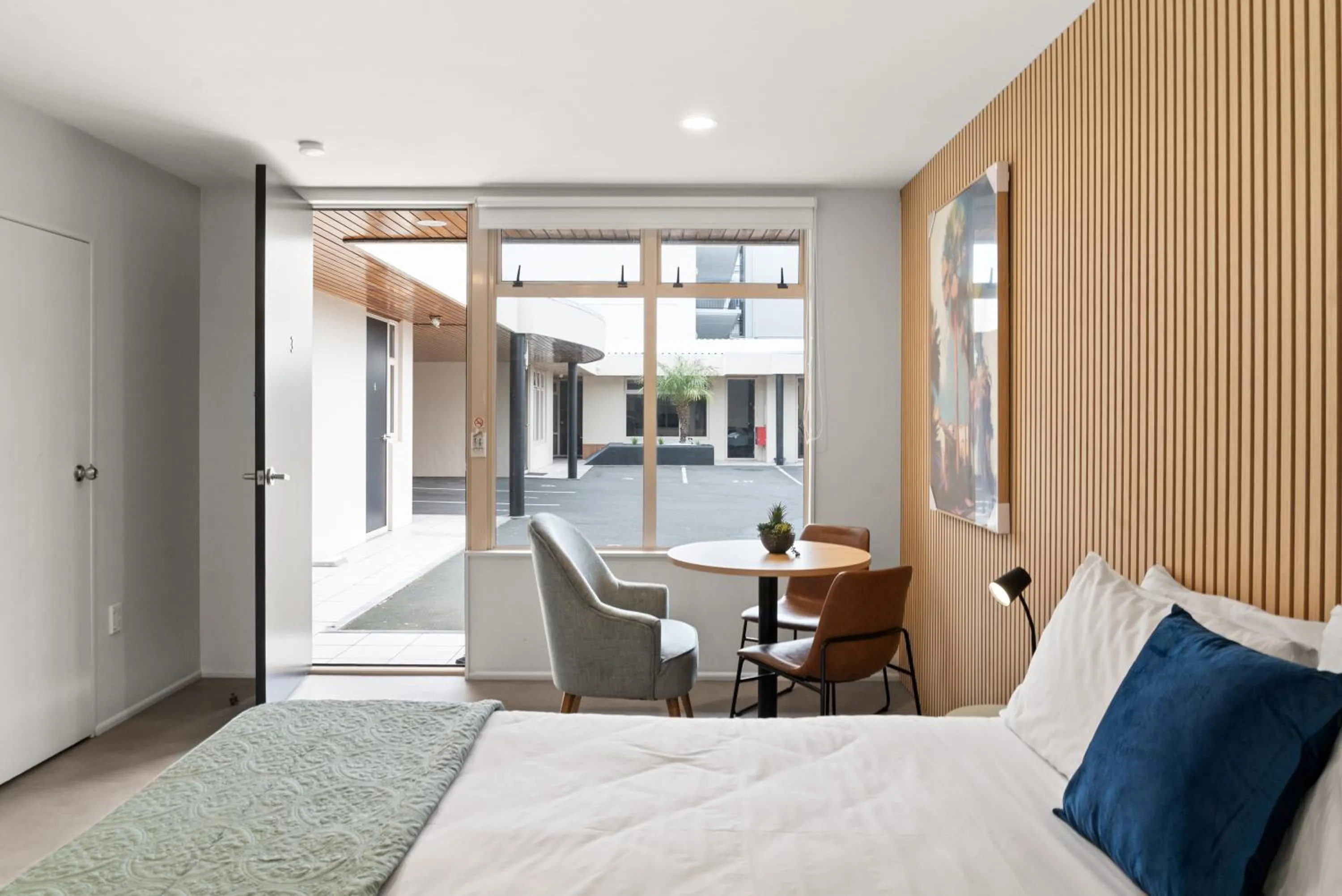 Bed in Pacific Motor Inn