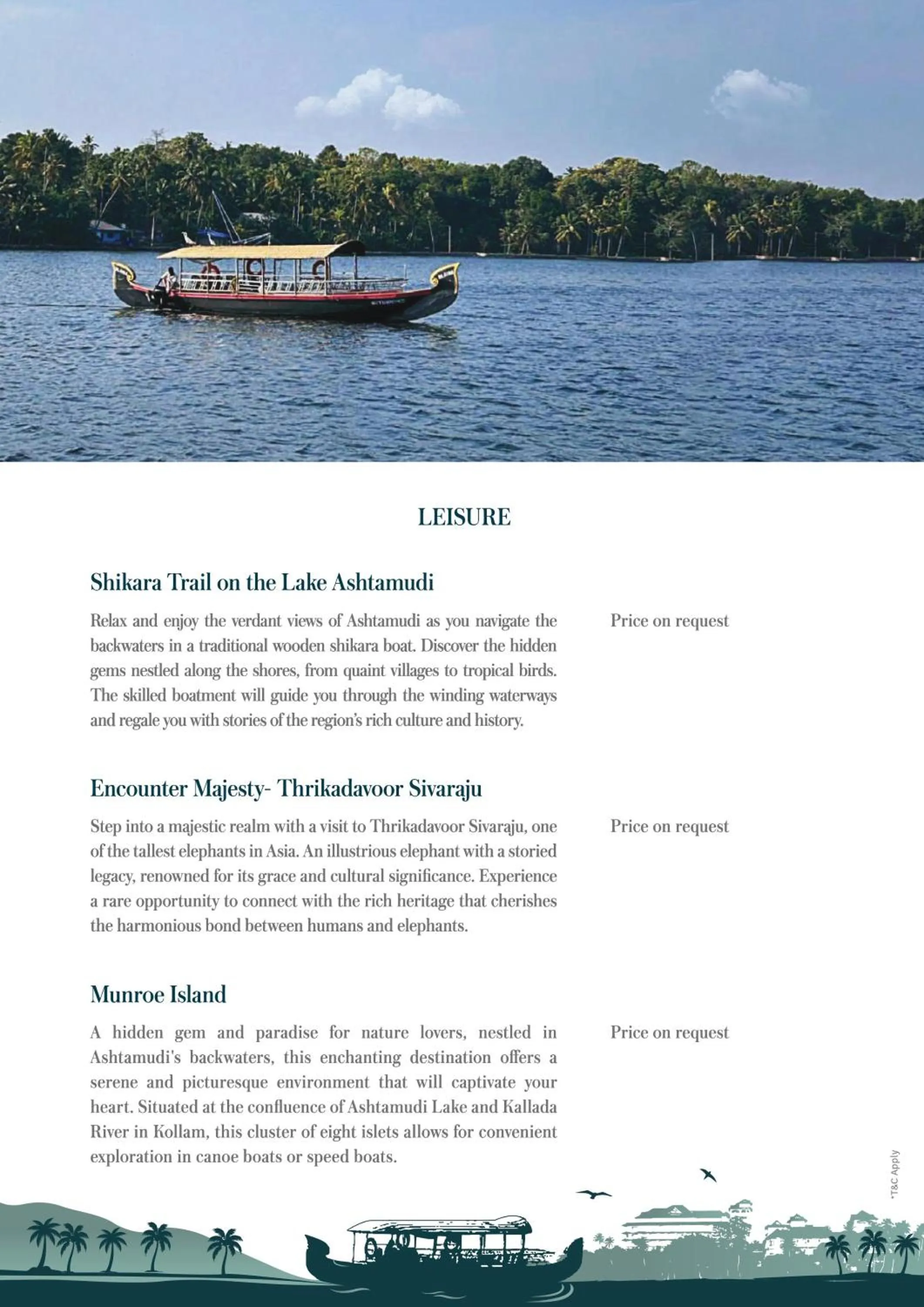 Entertainment in The Leela Ashtamudi, A Raviz Hotel