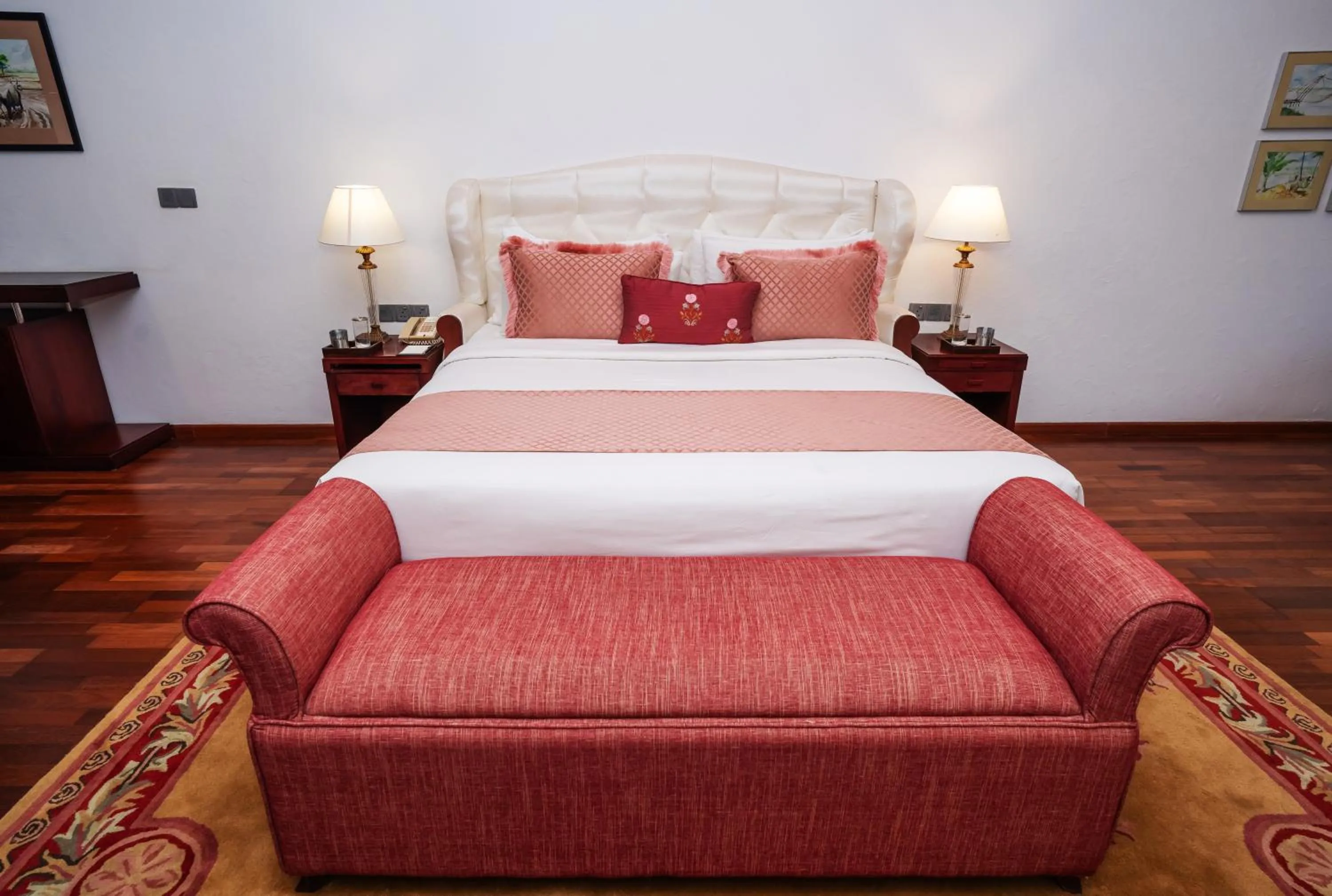 Bed in The Leela Ashtamudi, A Raviz Hotel