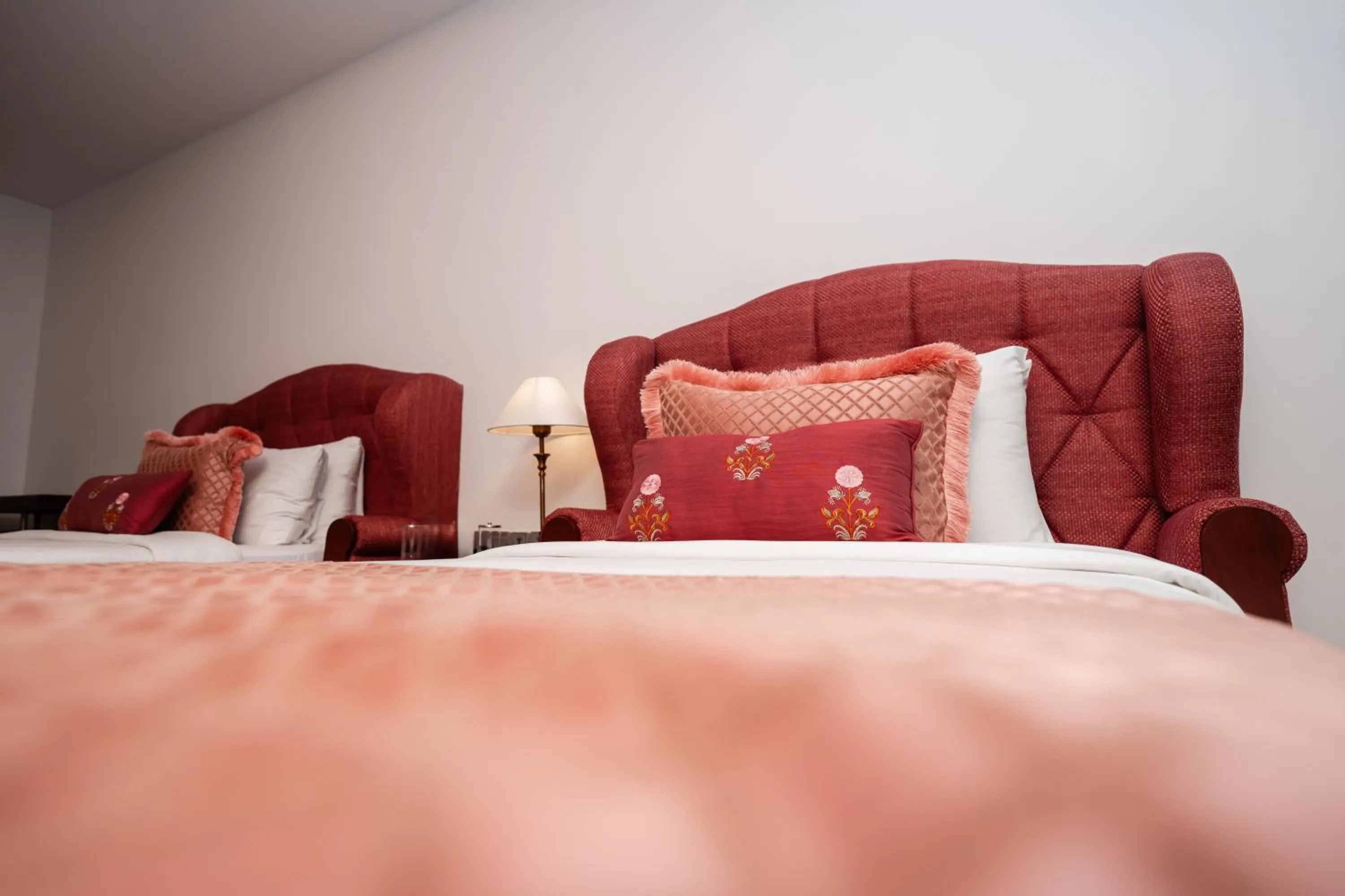 Bed in The Leela Ashtamudi, A Raviz Hotel