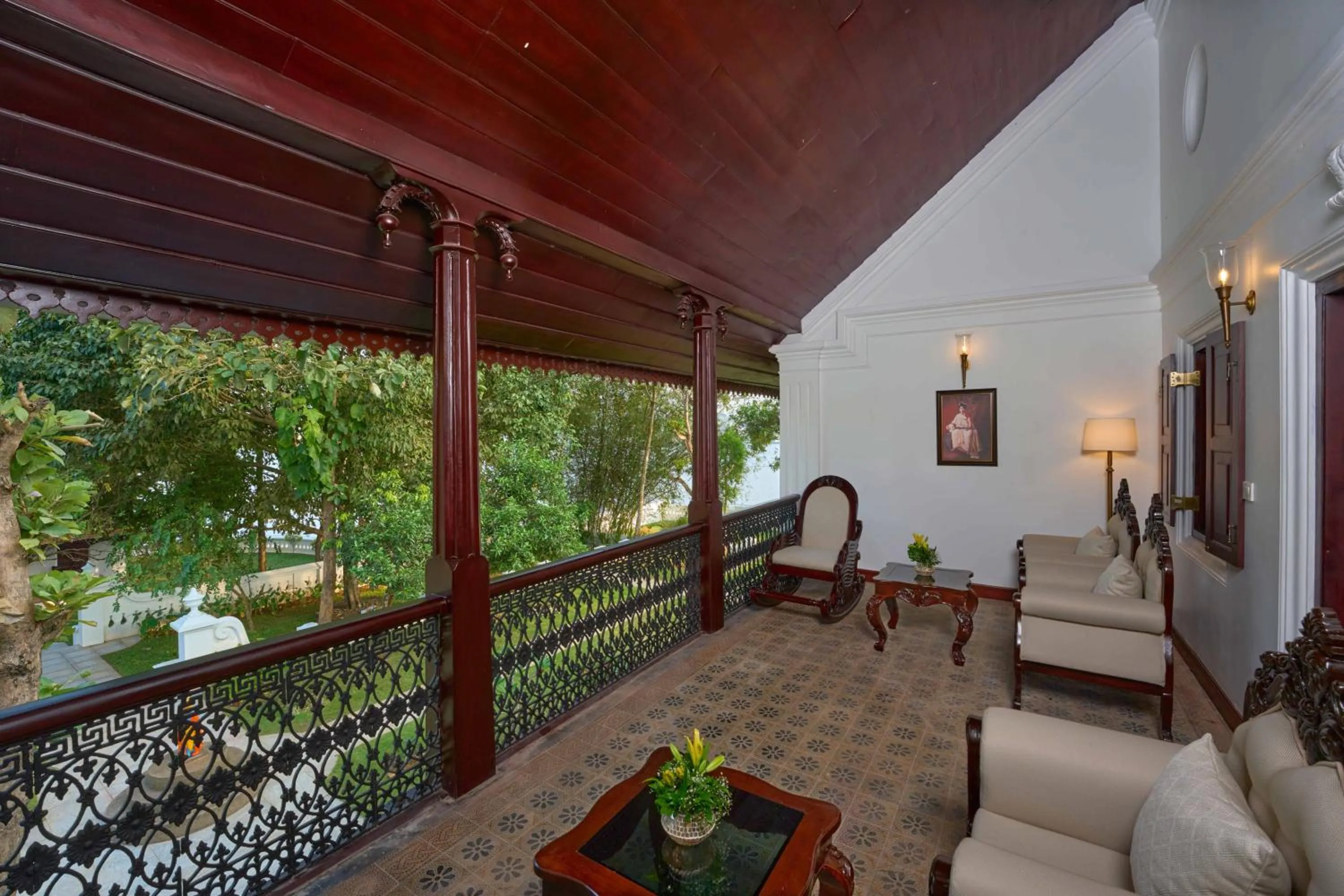 Balcony/Terrace in The Leela Ashtamudi, A Raviz Hotel