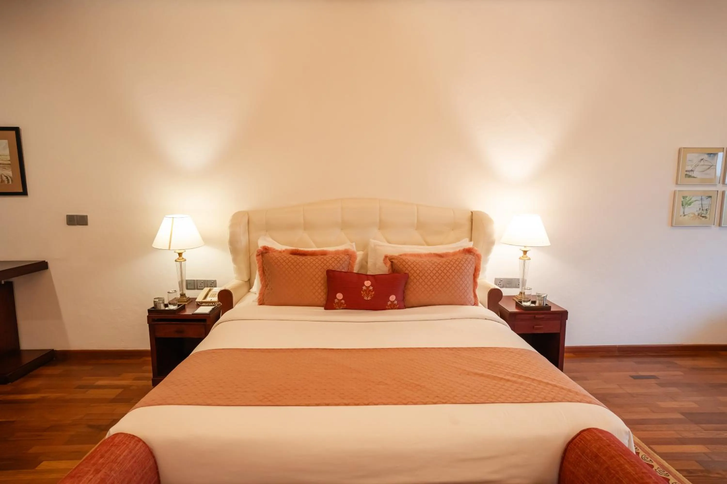 Bed in The Leela Ashtamudi, A Raviz Hotel