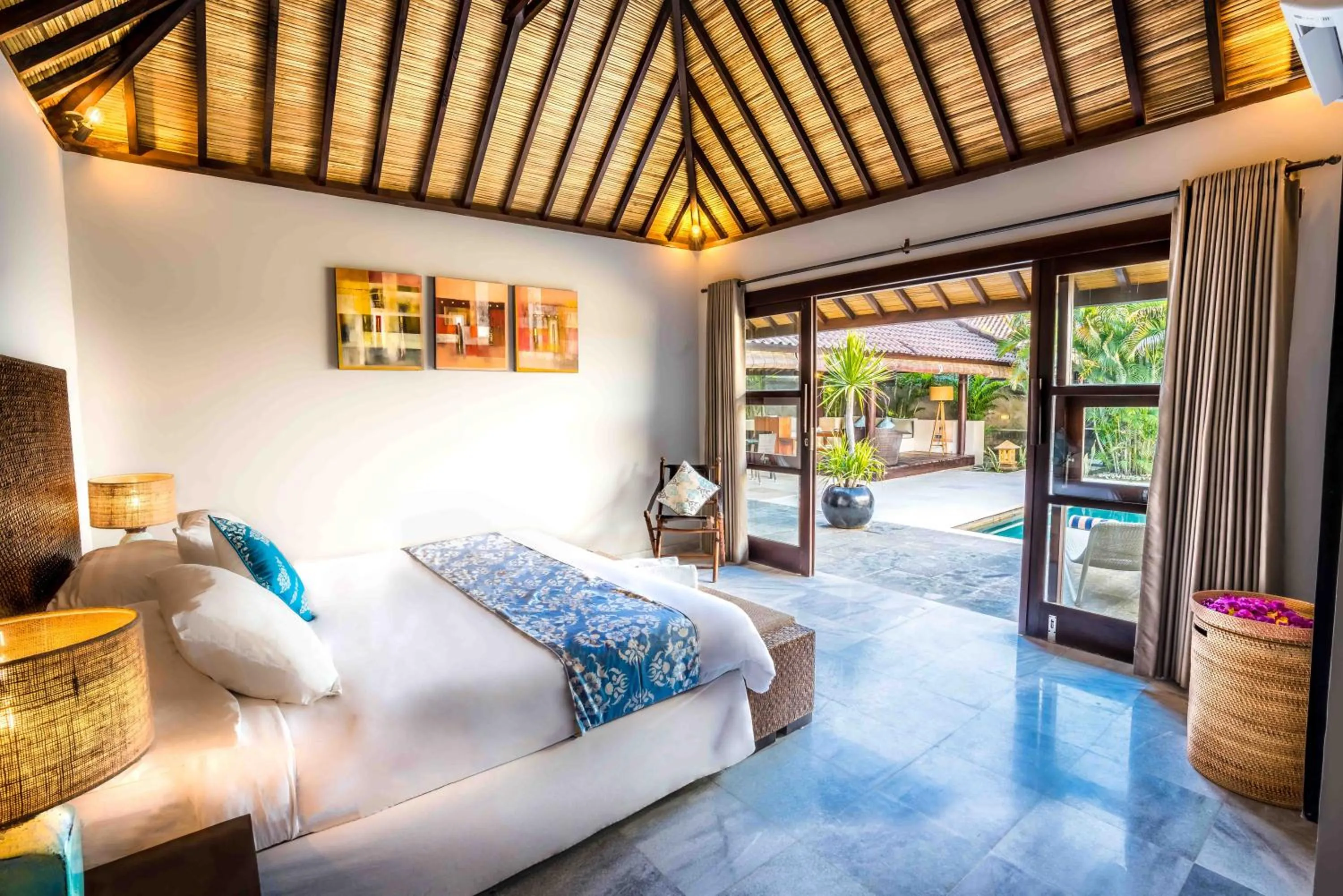 Bedroom in Gili Villas