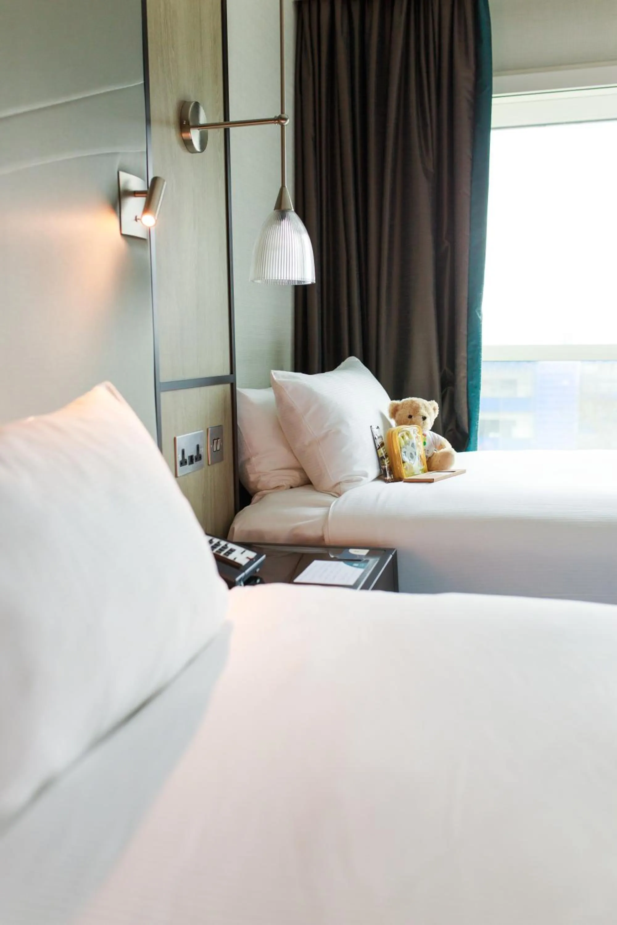 Bed in Hyatt Place London Heathrow Airport