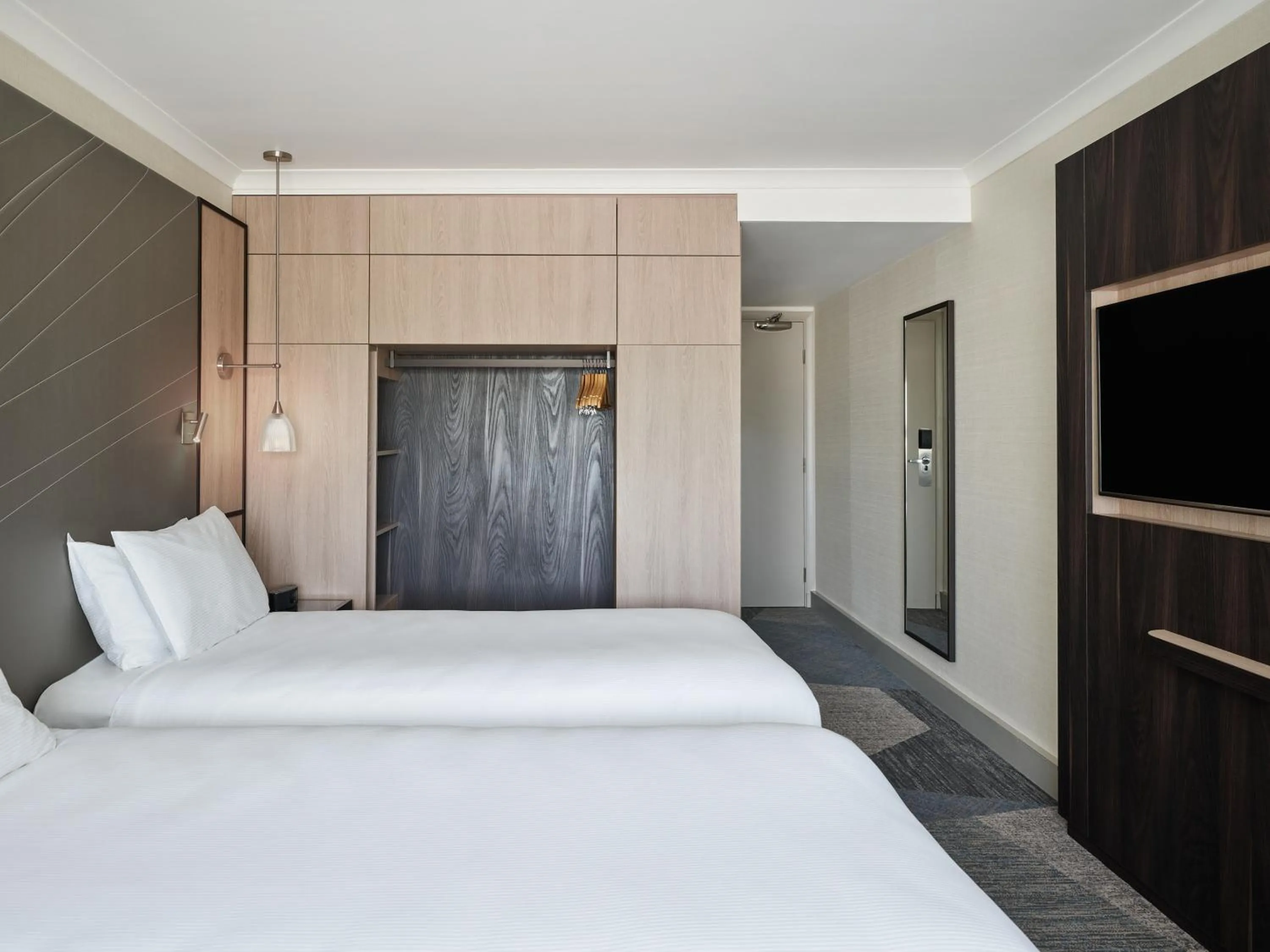 Bed in Hyatt Place London Heathrow Airport