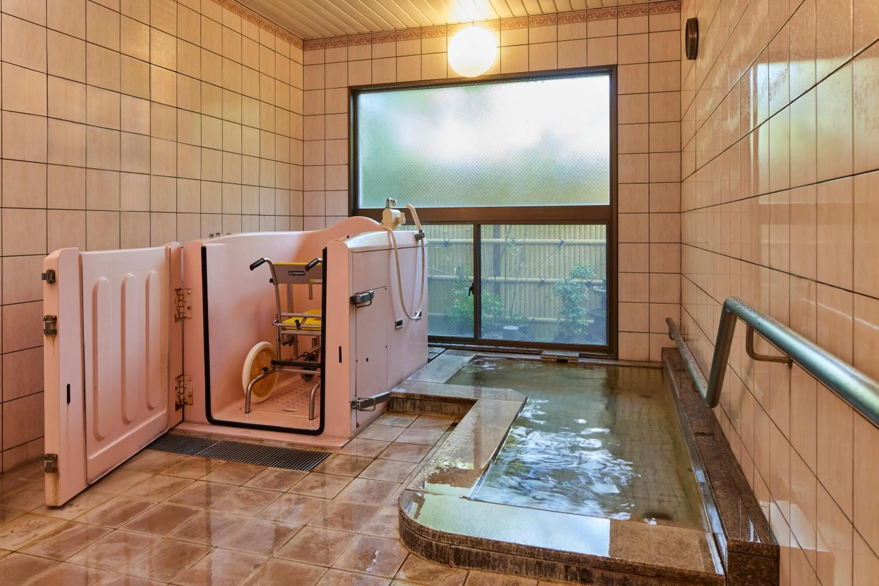 Hot Spring Bath in Hotel Aso No Tsukasa