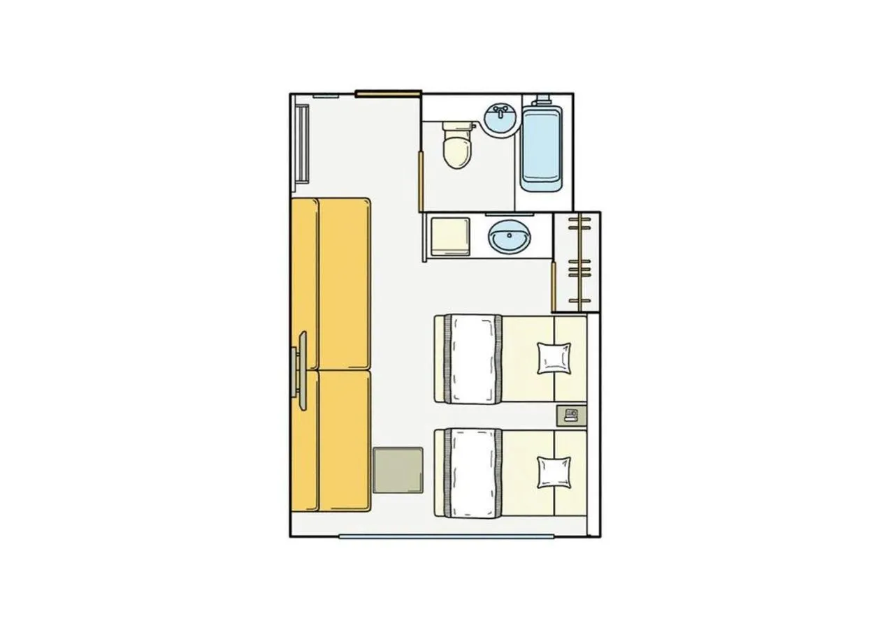 Floor plan in Hotel Aso No Tsukasa