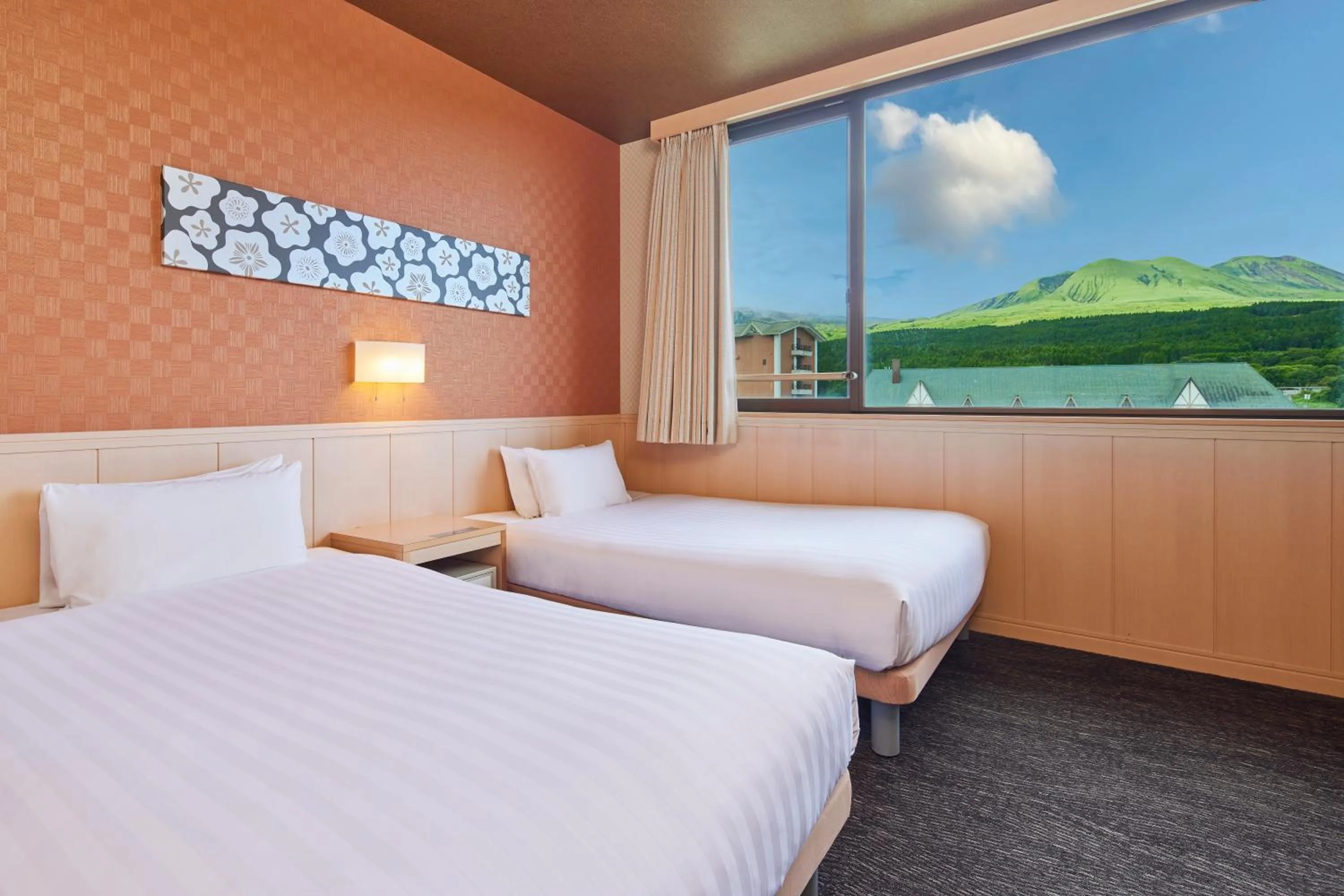 Bed in Hotel Aso No Tsukasa