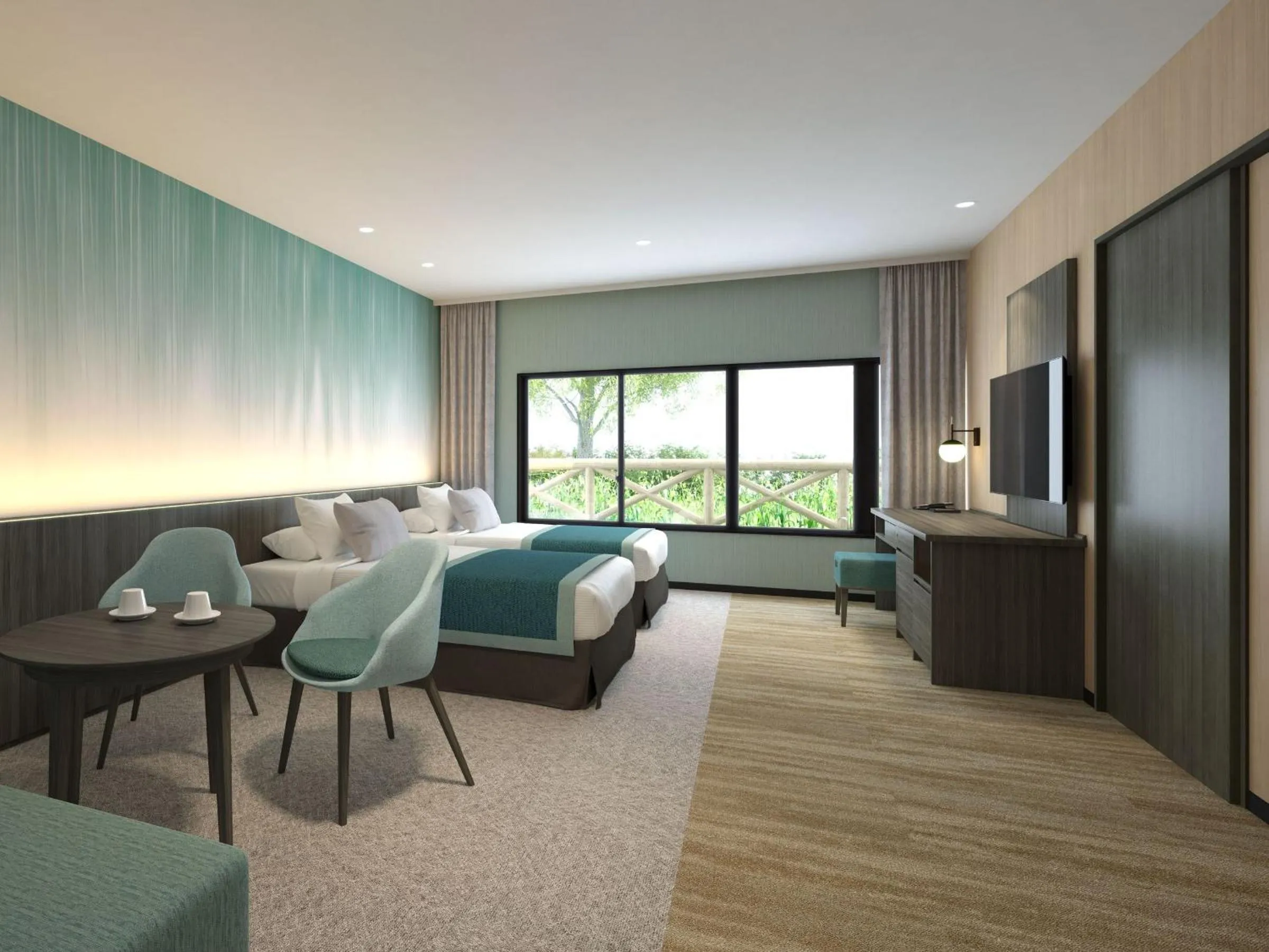 Photo of the whole room, Bed in Kamenoi Hotel Aso Park Resort