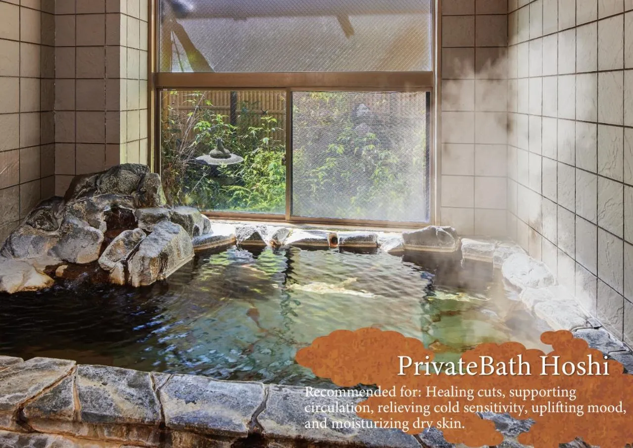 Hot Spring Bath in Hotel Aso No Tsukasa