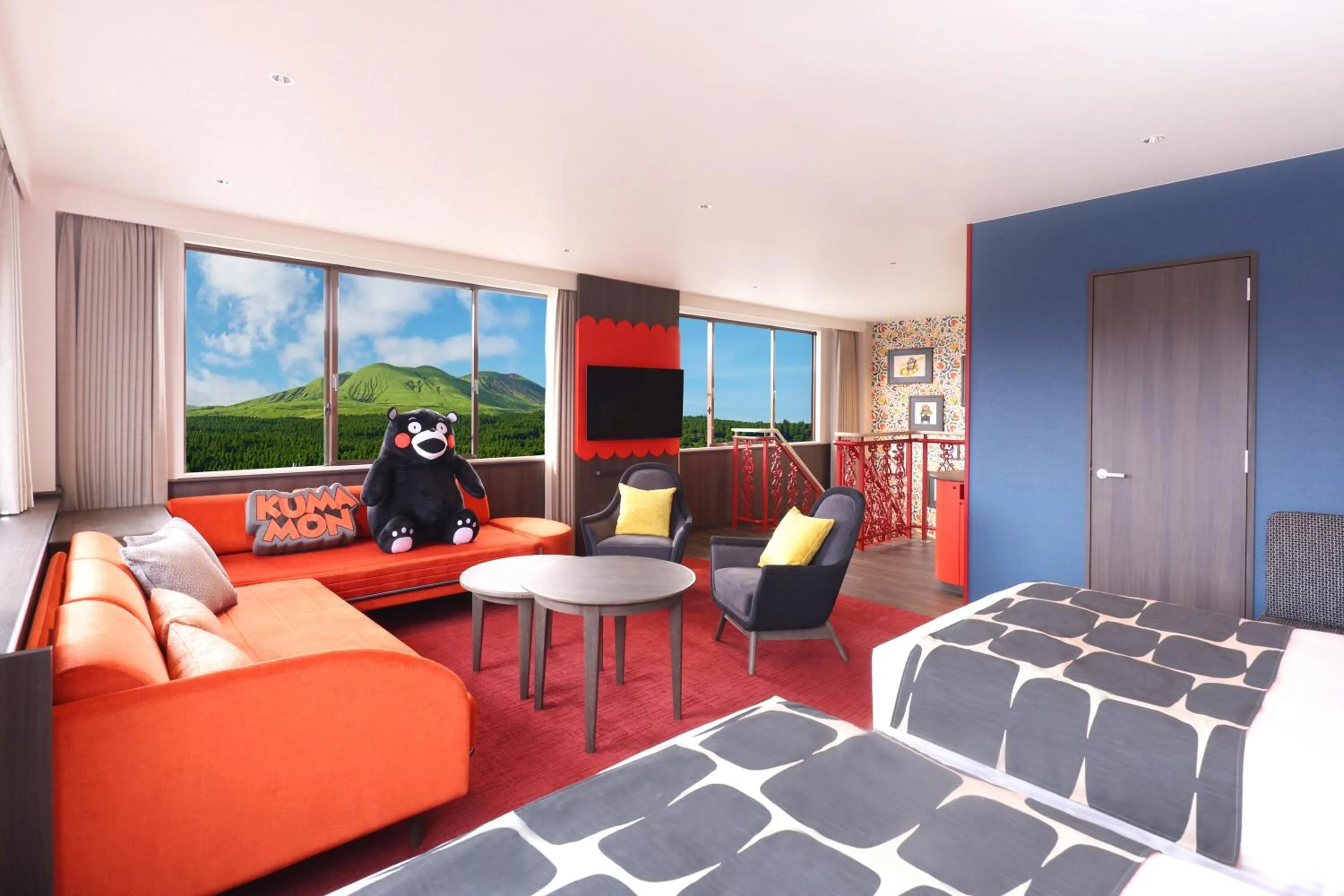 Photo of the whole room, Bed in Kamenoi Hotel Aso Park Resort