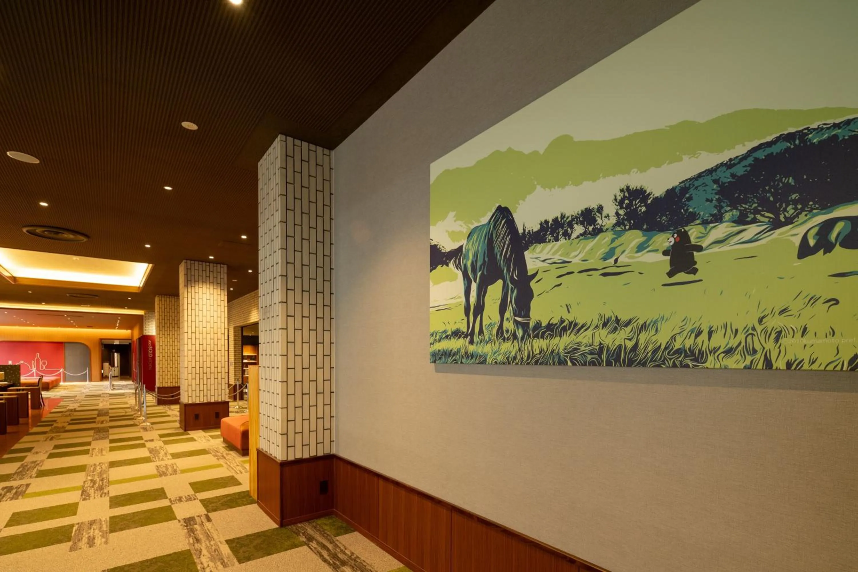 Decorative detail in Kamenoi Hotel Aso Park Resort