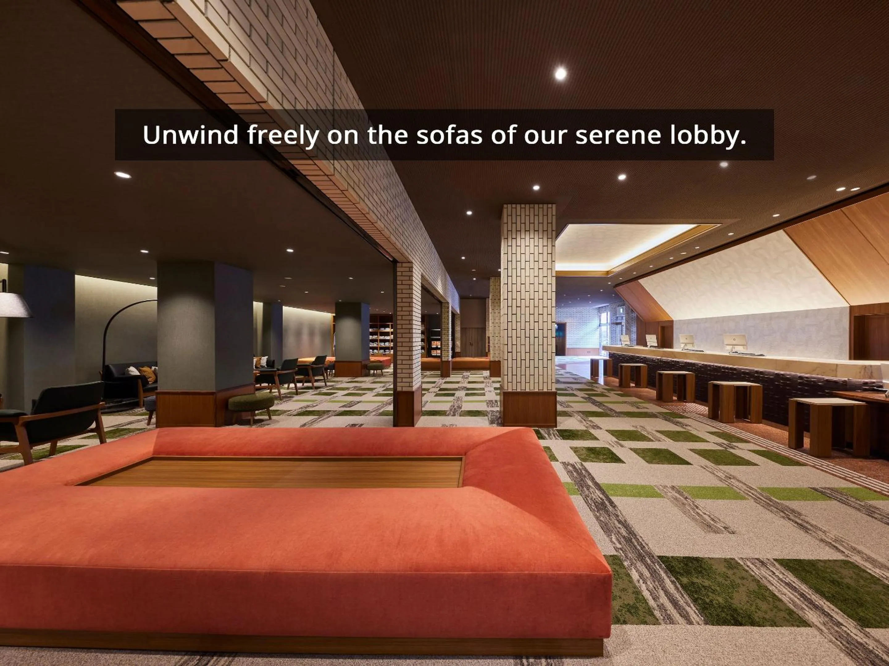 Lobby or reception in Hotel Aso No Tsukasa