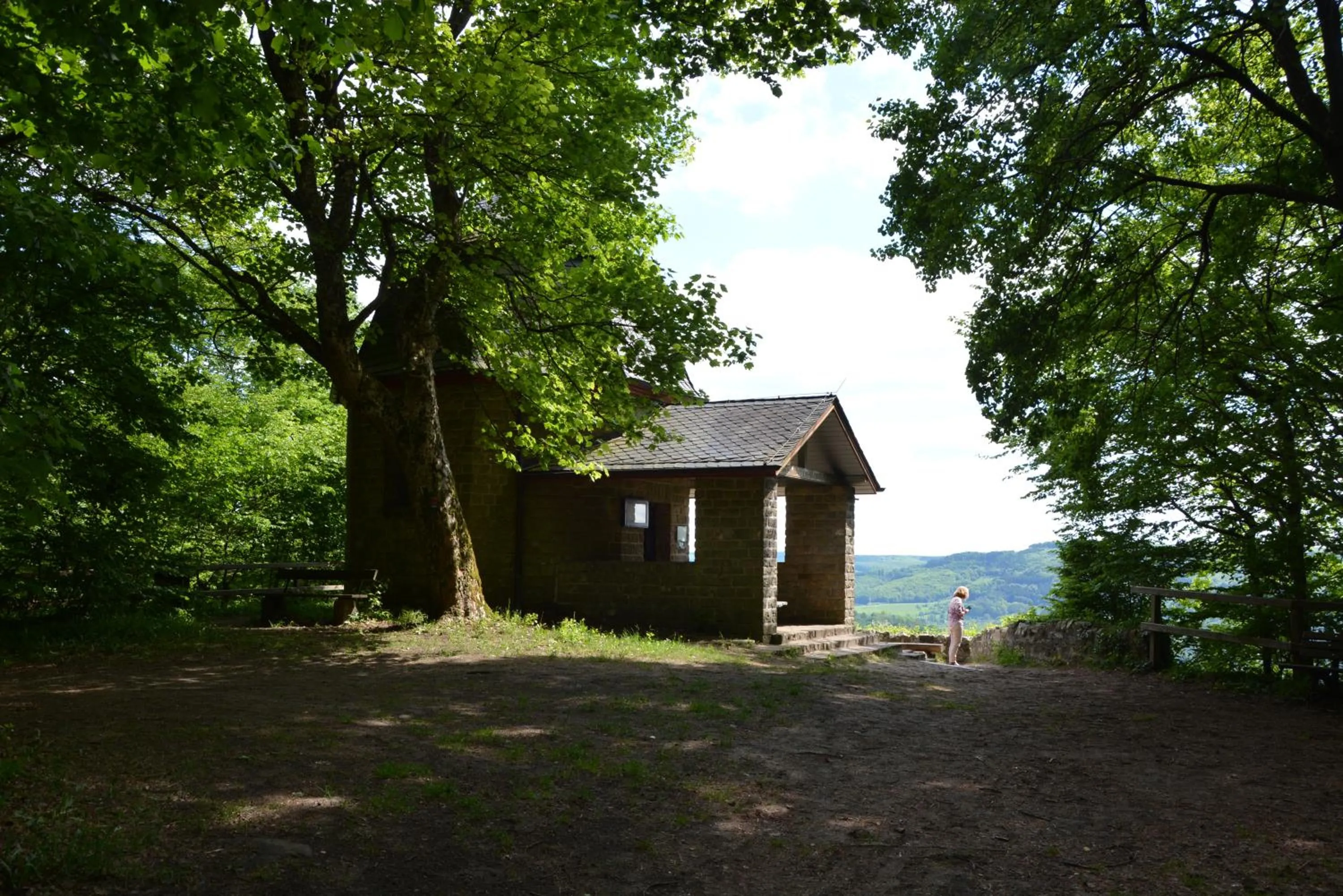 Natural landscape in B&B De Boerderij