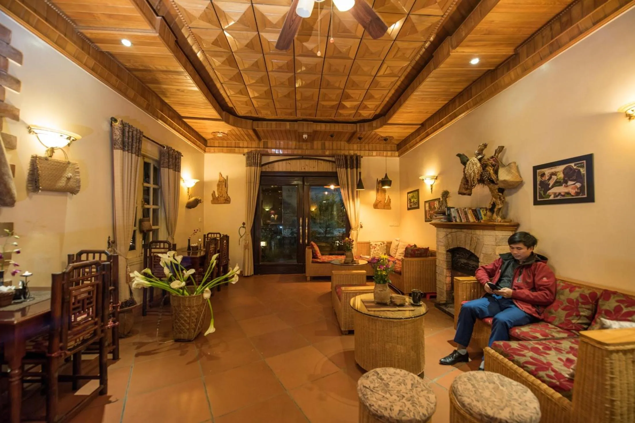 Lobby or reception in Thai Binh Sapa Hotel