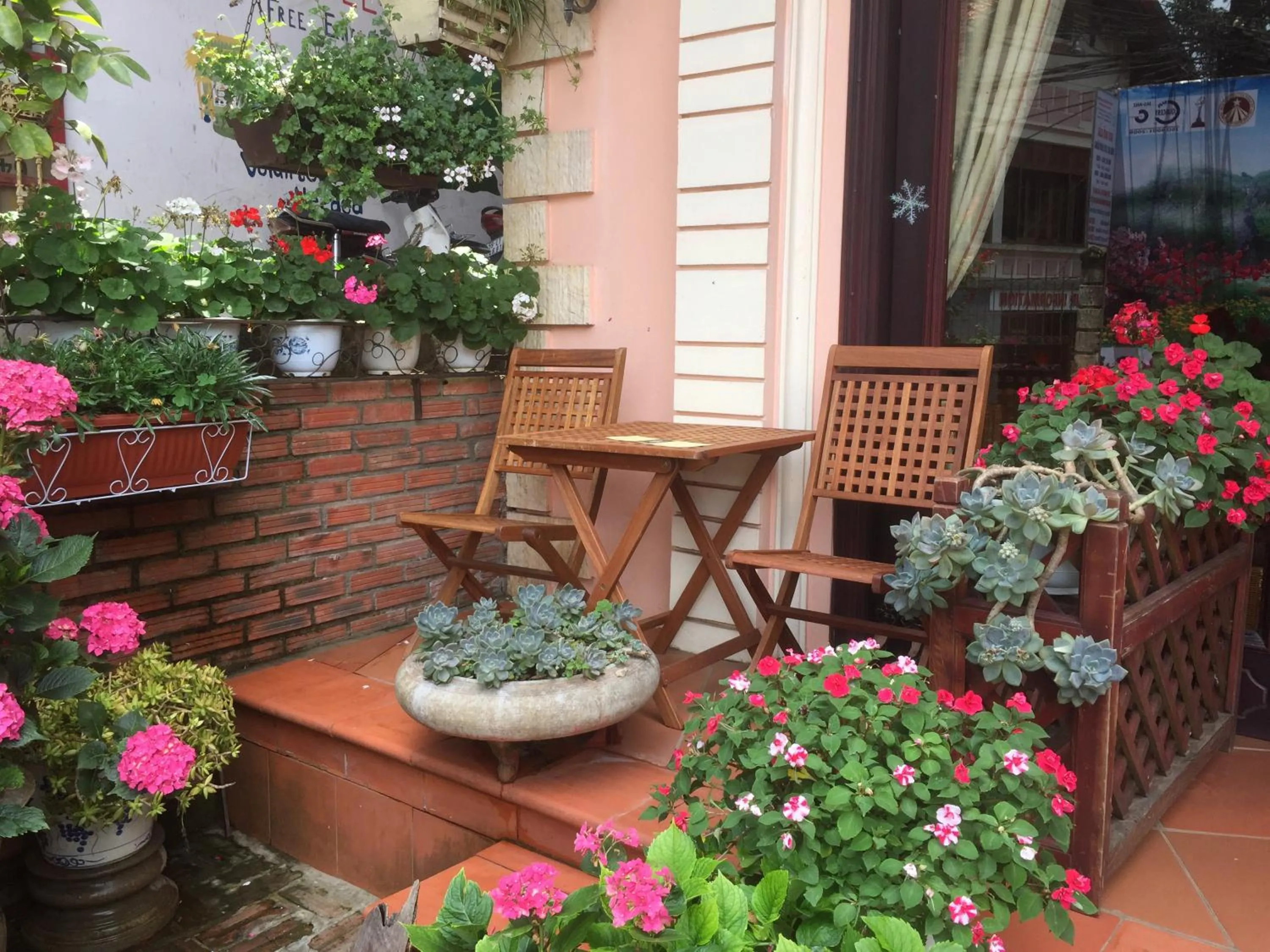 Decorative detail in Thai Binh Sapa Hotel