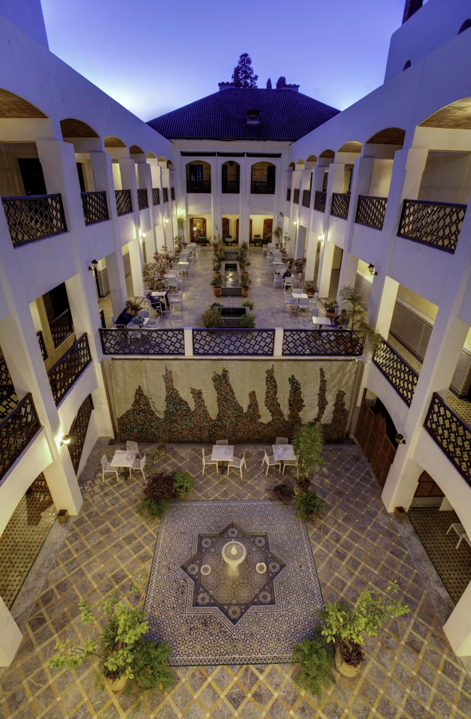 Decorative detail in Hotel Batha