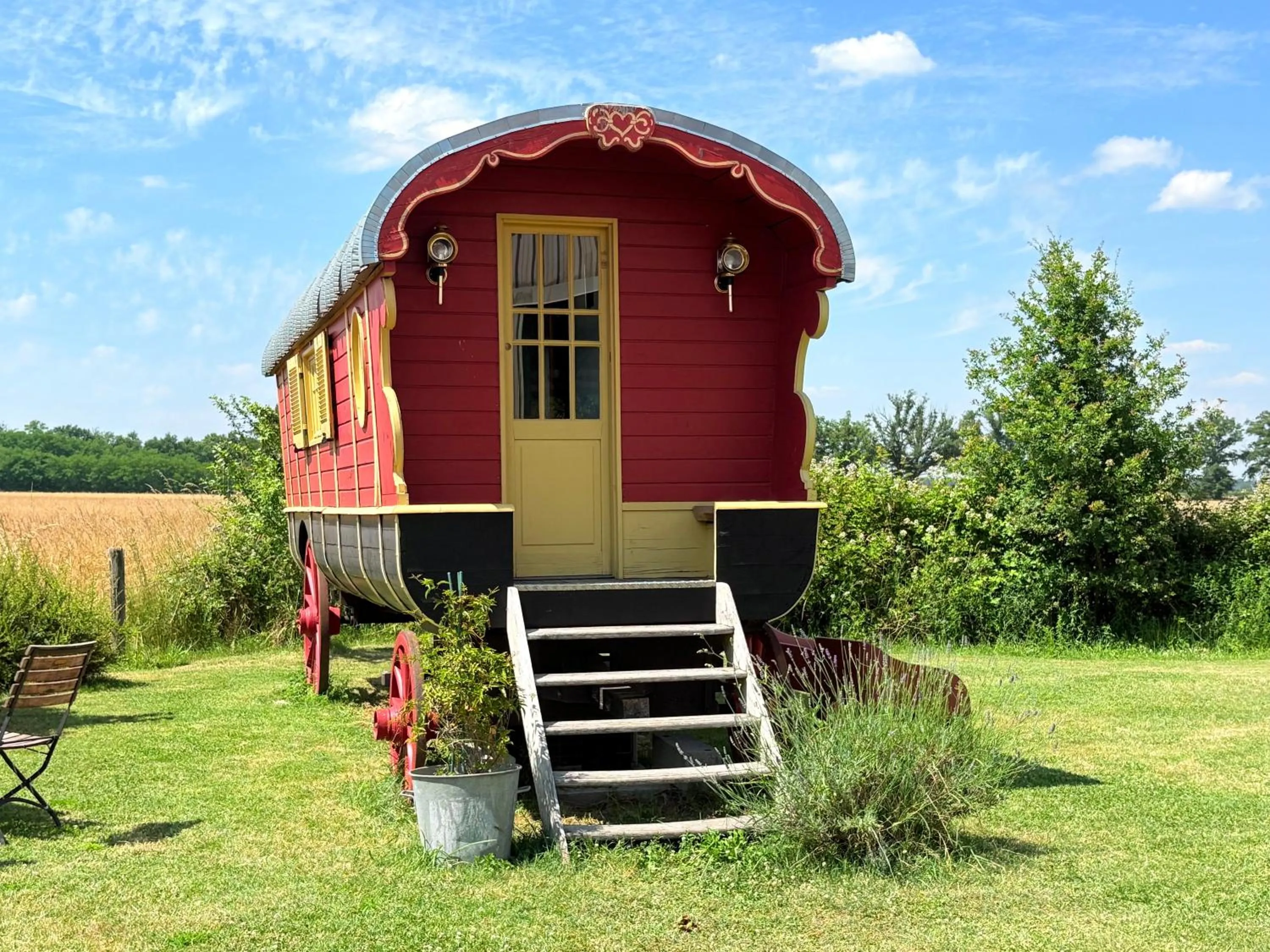 Spring in La roulotte Champêtre des Grillots