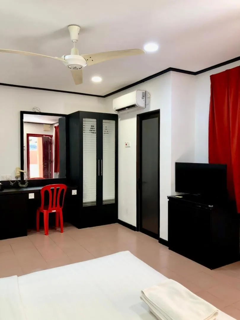 Bed in Intan Beach Resort