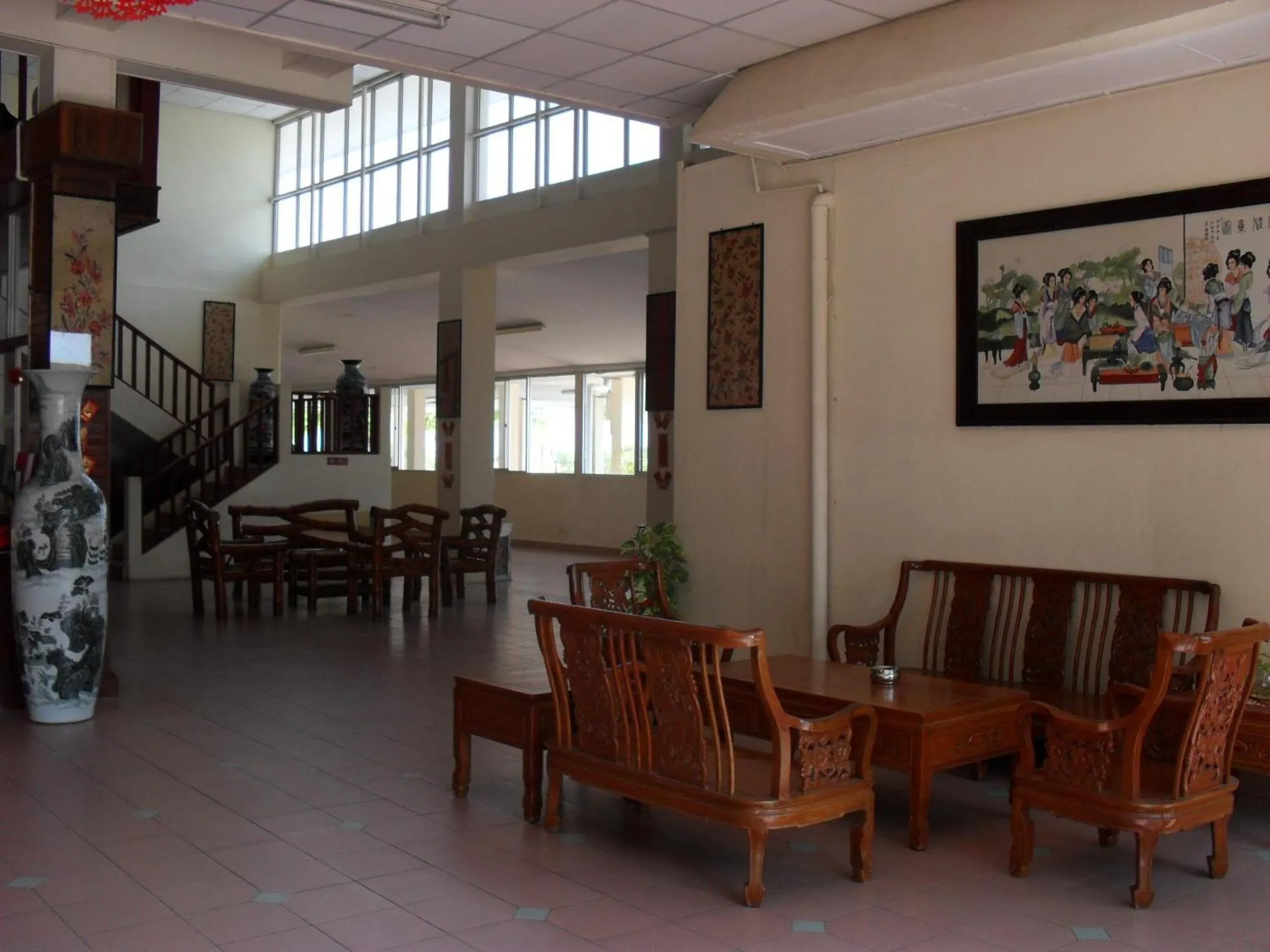 Seating area in KT Beach Resort