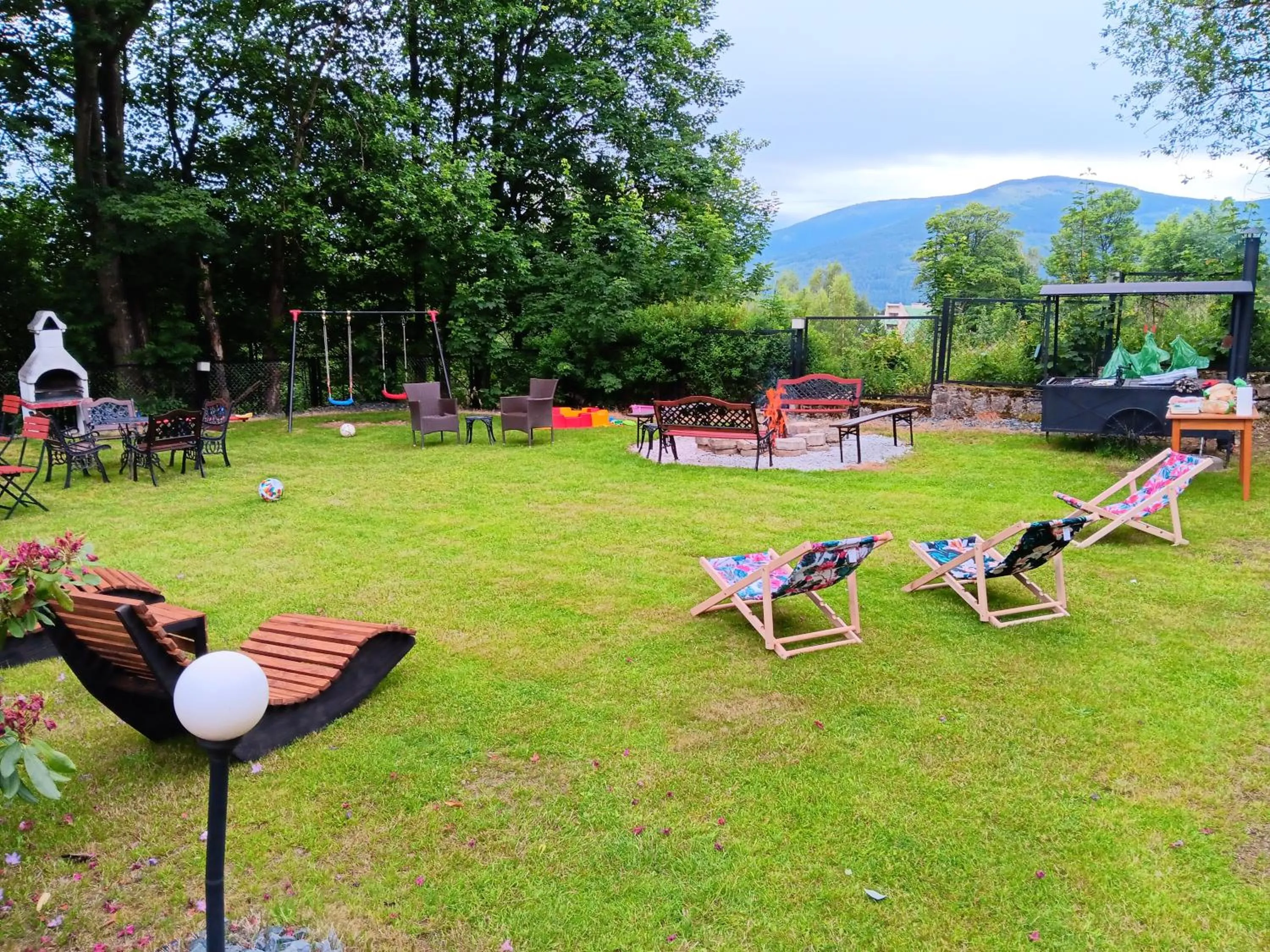 Garden in Lawendowy Dworek