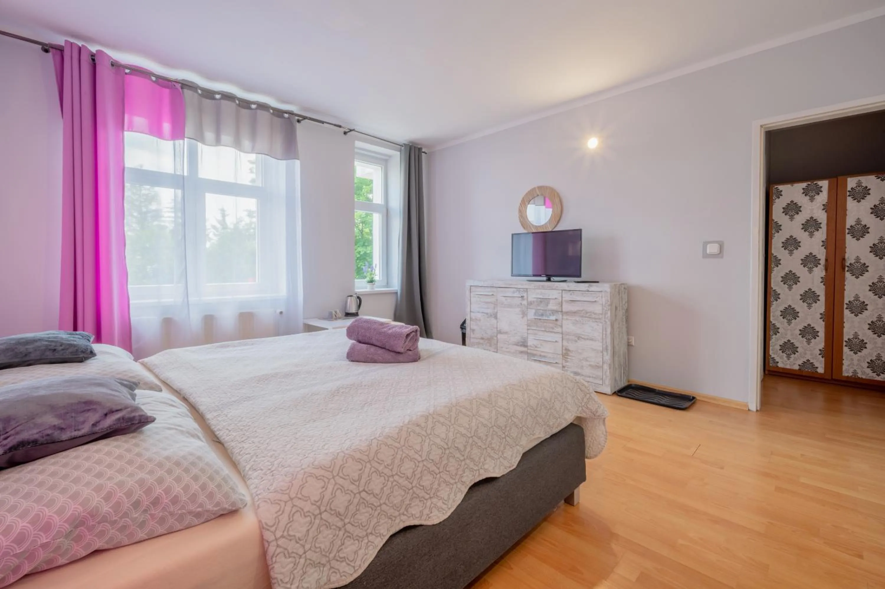 Bed in Lawendowy Dworek