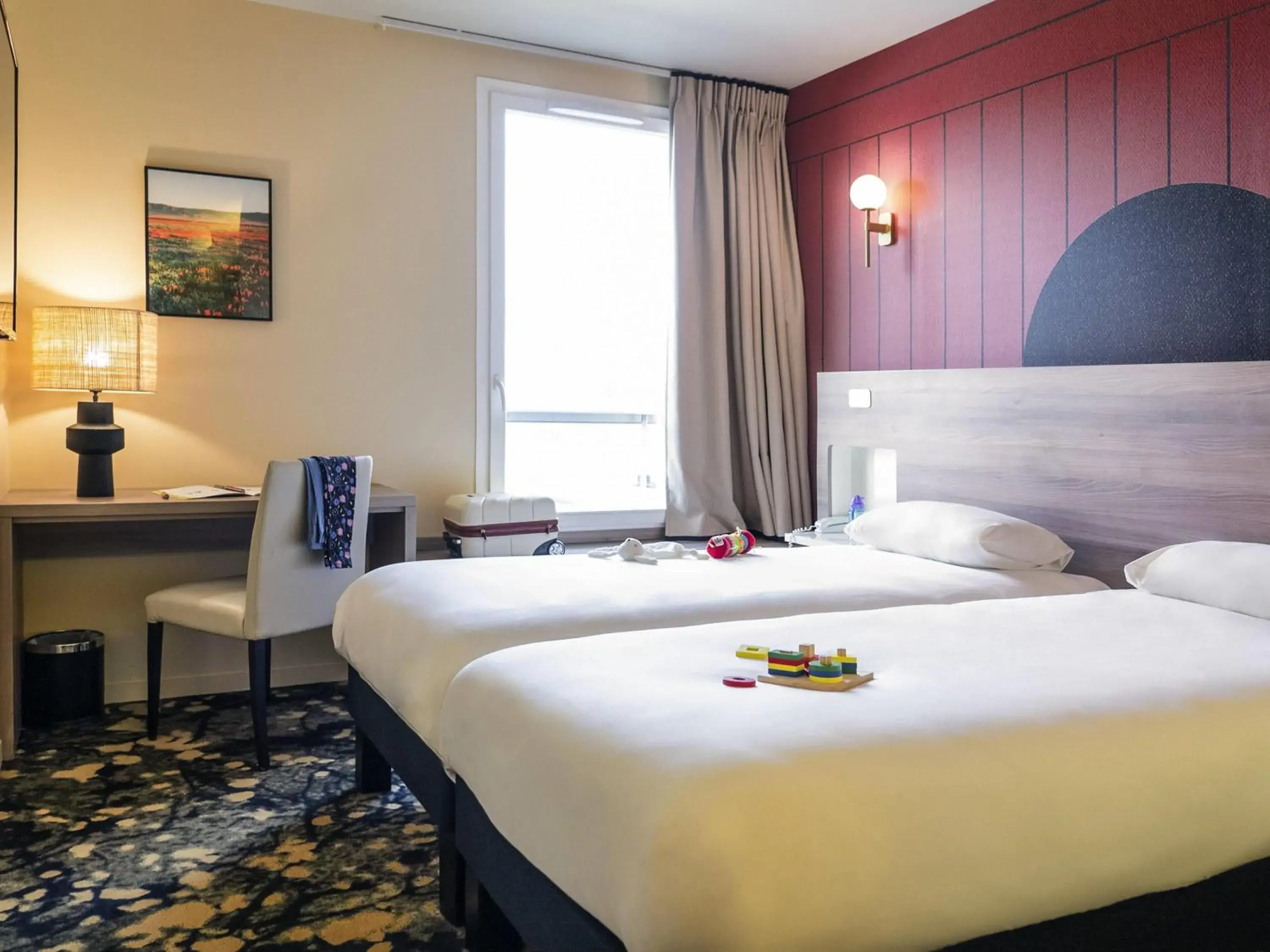 Standard Twin Room in ibis Styles Versailles Saint Quentin en Yvelines Standard Twin Room in ibis Styles Versailles Saint Quentin en Yvelines