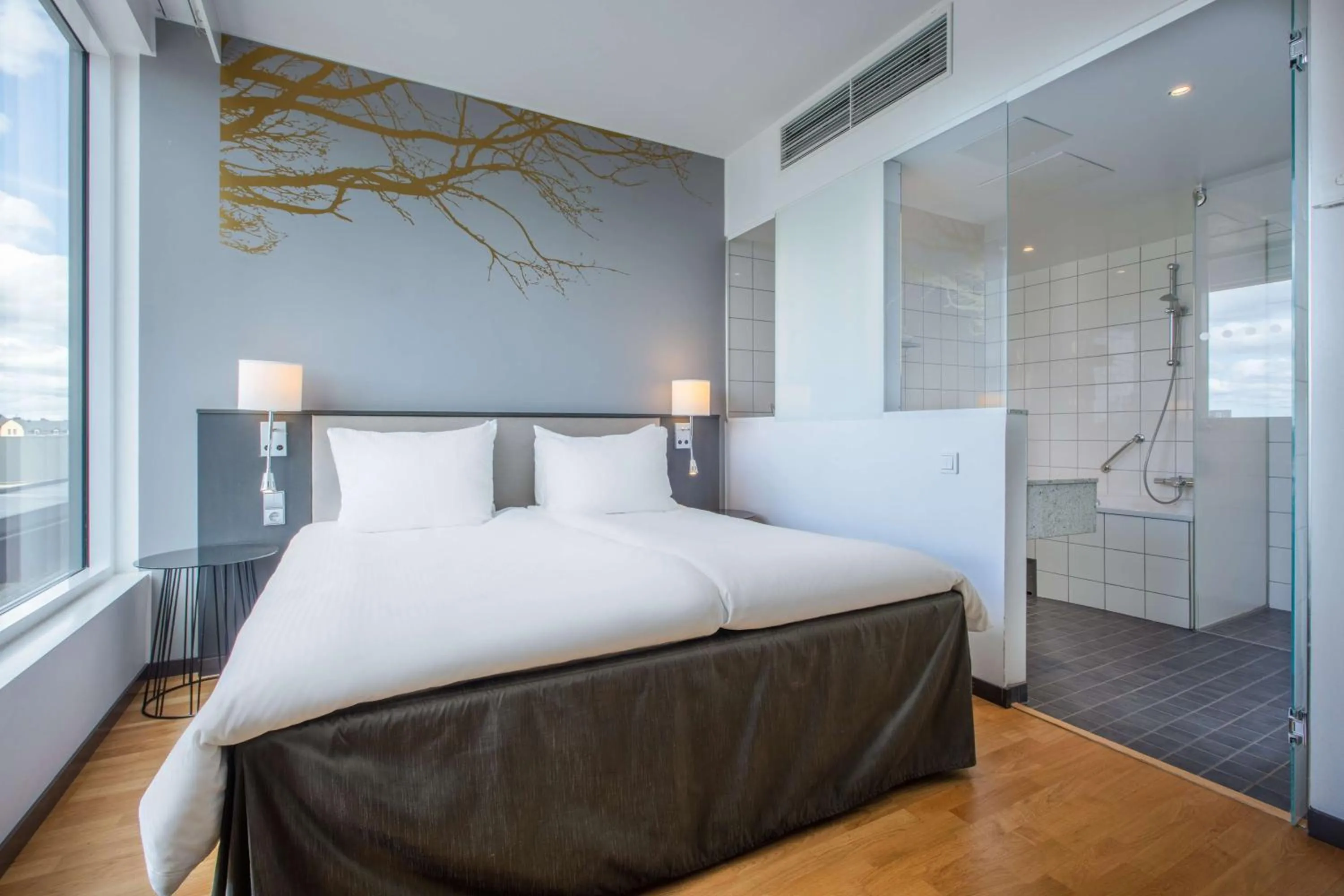 Bed in Radisson Blu Hotel Uppsala