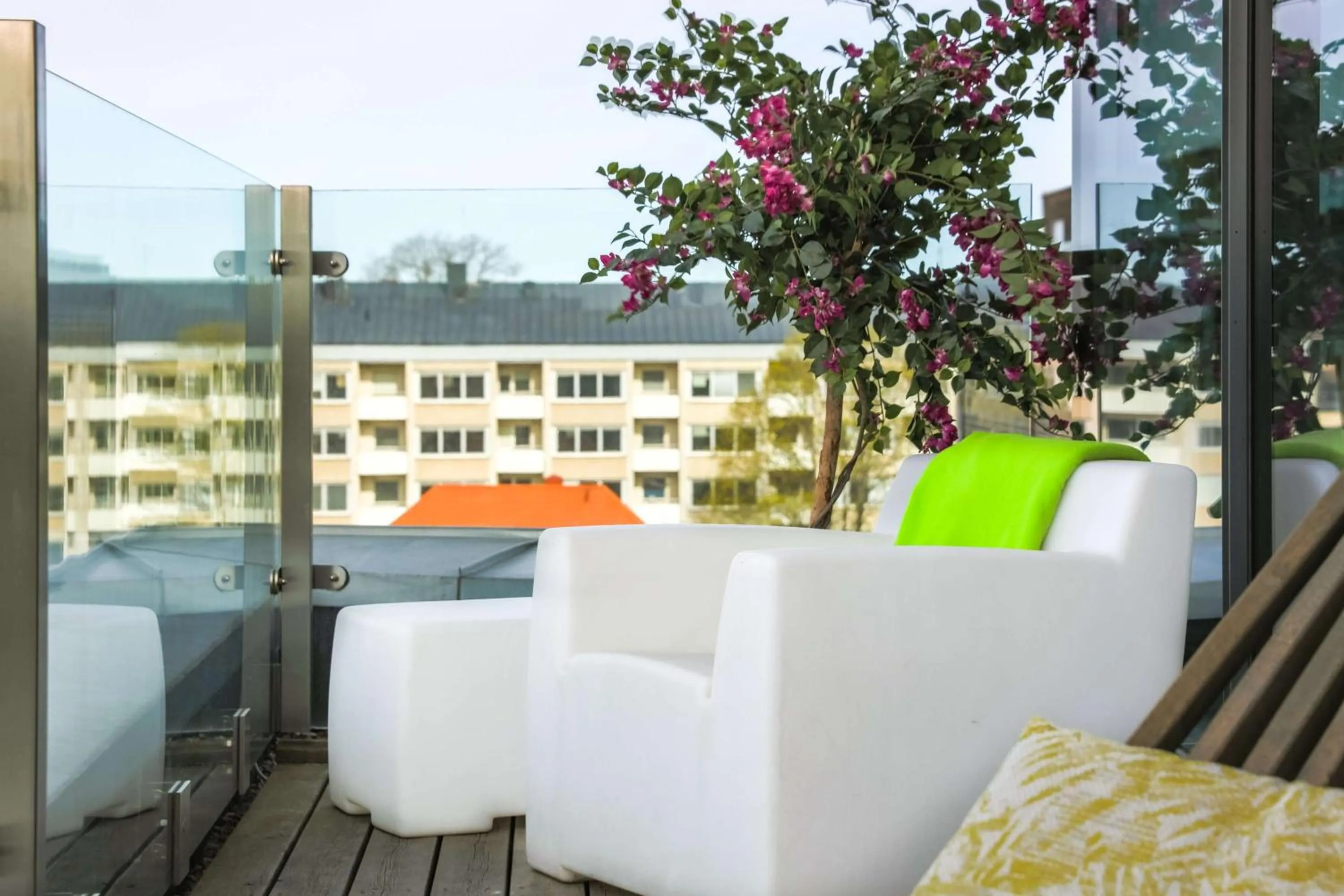 Patio in Radisson Blu Hotel Uppsala