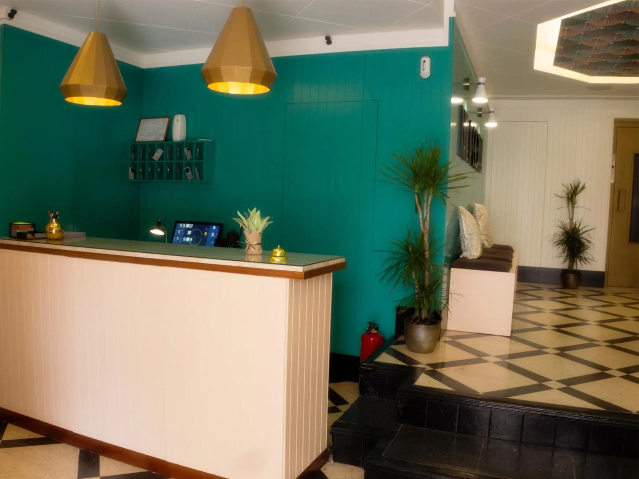 Lobby or reception in Hotel Clibomar Jamaica