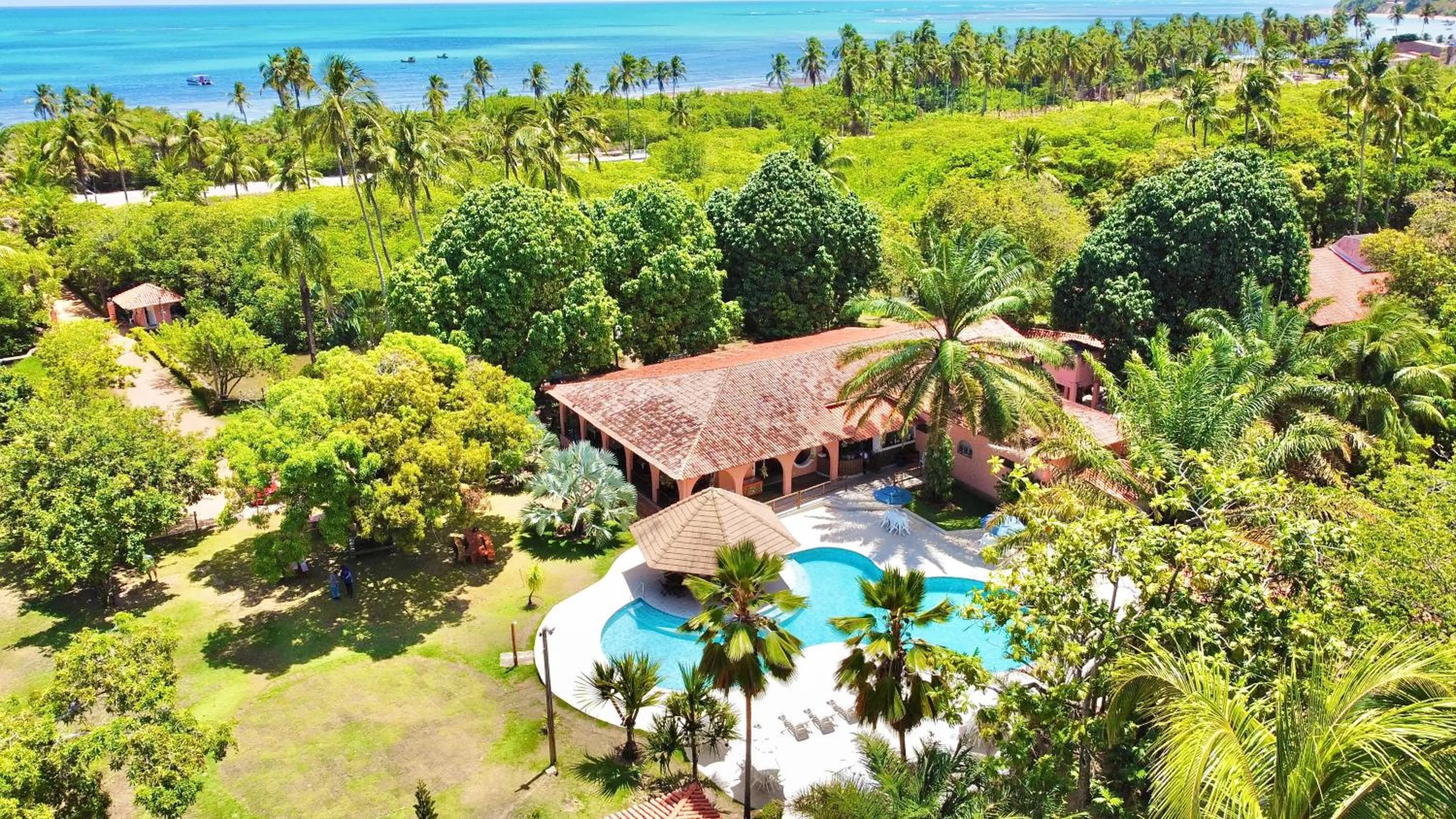 Property building in Eco Pousada Paraíso dos Coqueirais