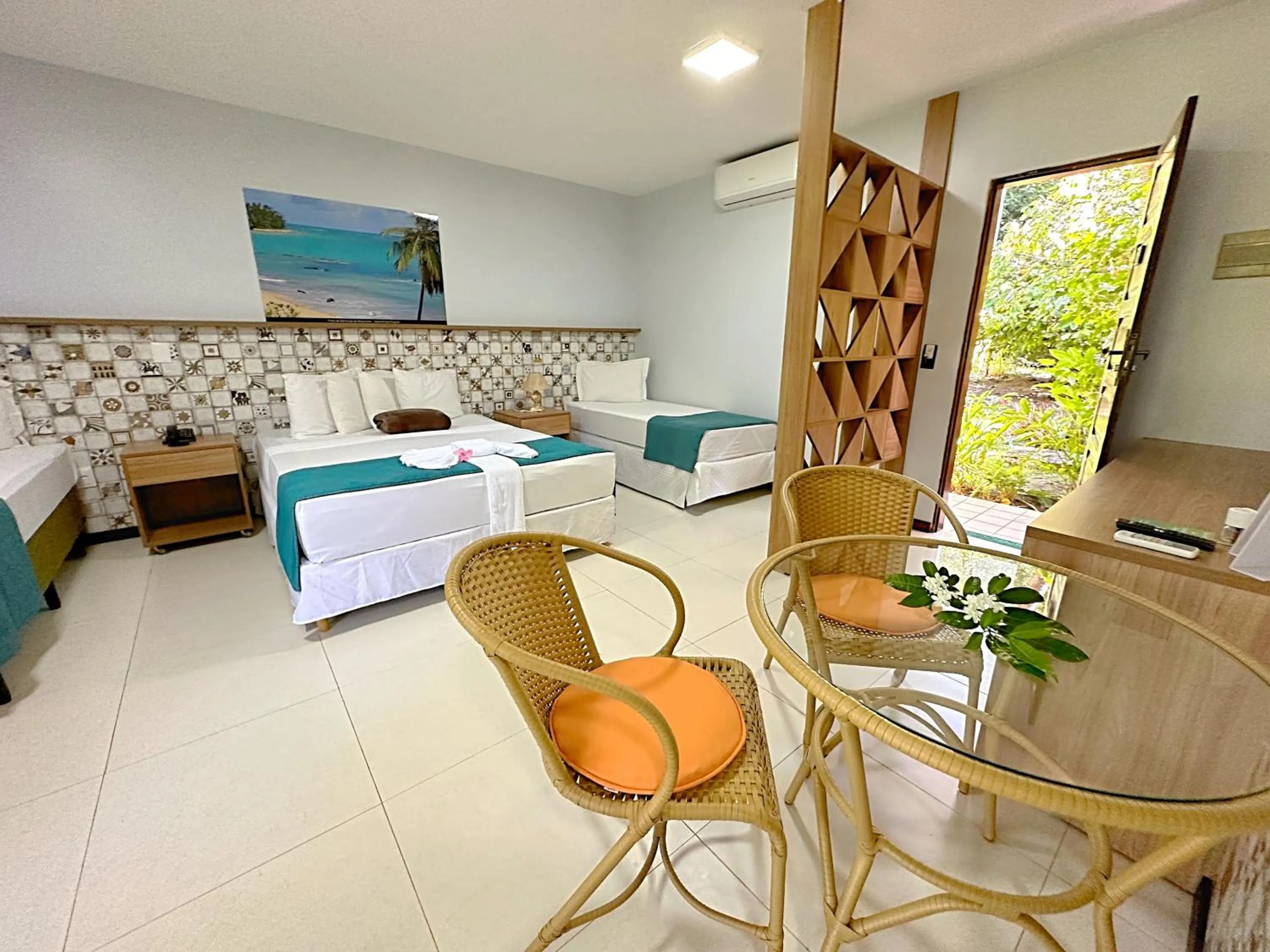 Area and facilities, Bed in Eco Pousada Paraíso dos Coqueirais