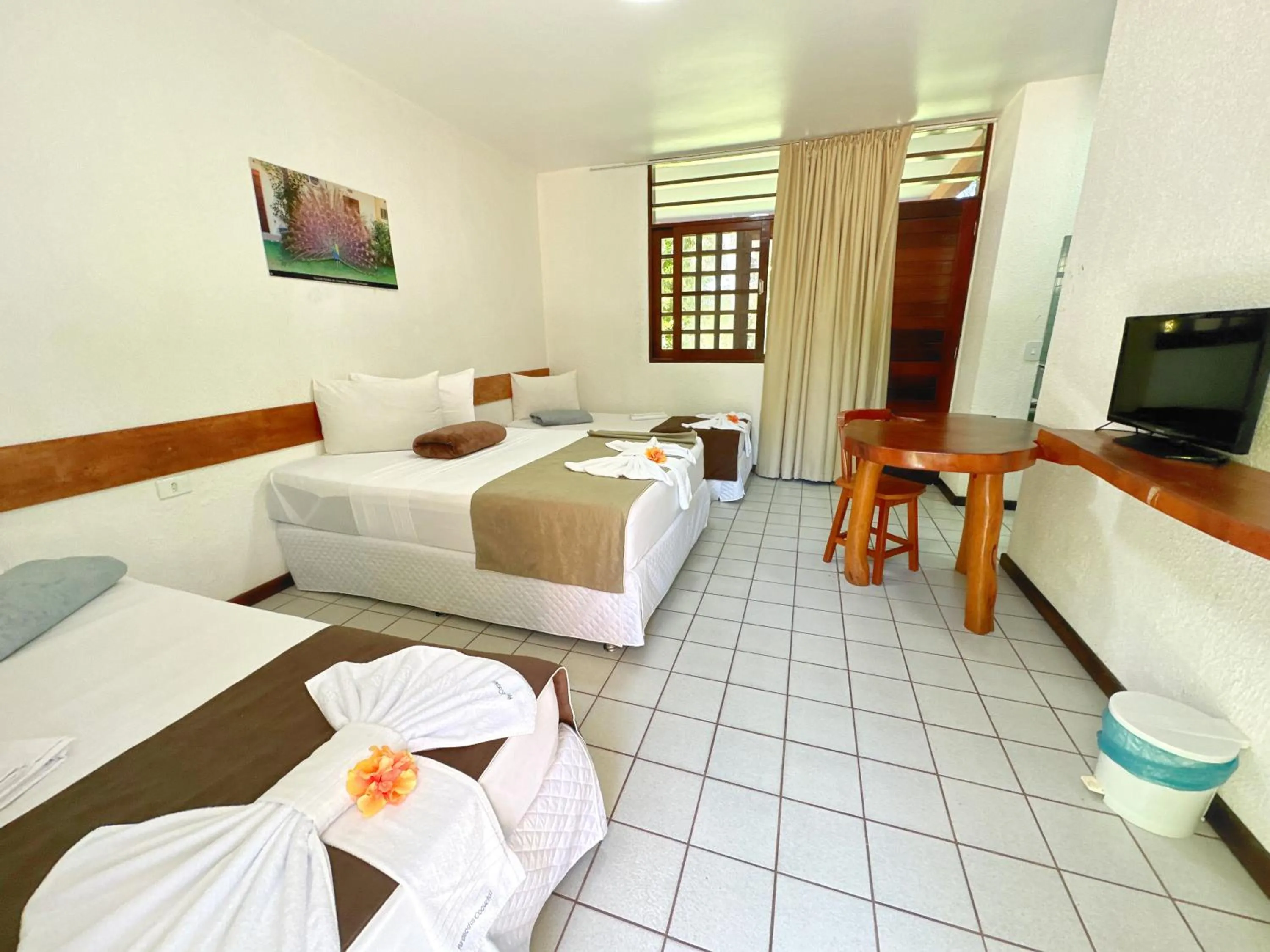 Area and facilities, Bed in Eco Pousada Paraíso dos Coqueirais