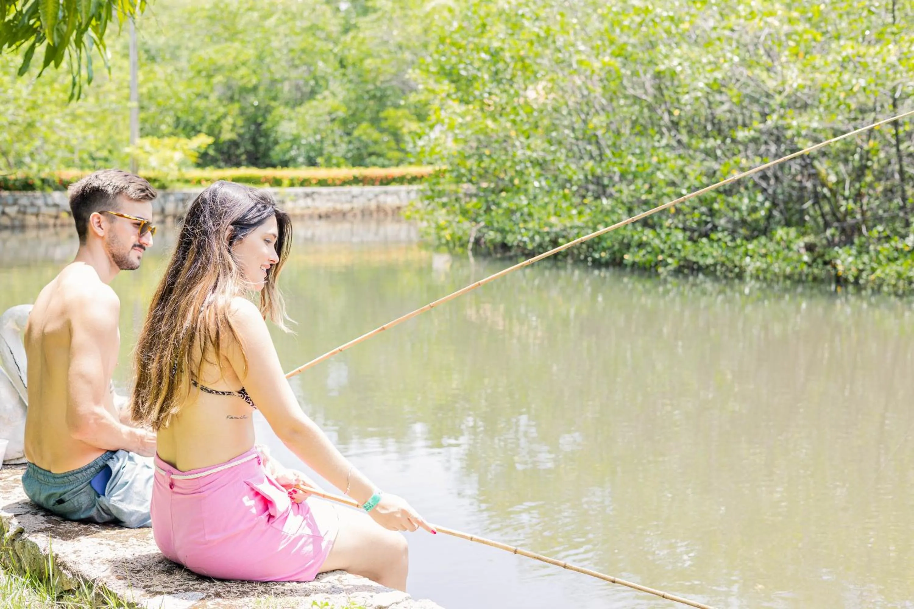 Natural landscape in Eco Pousada Paraíso dos Coqueirais