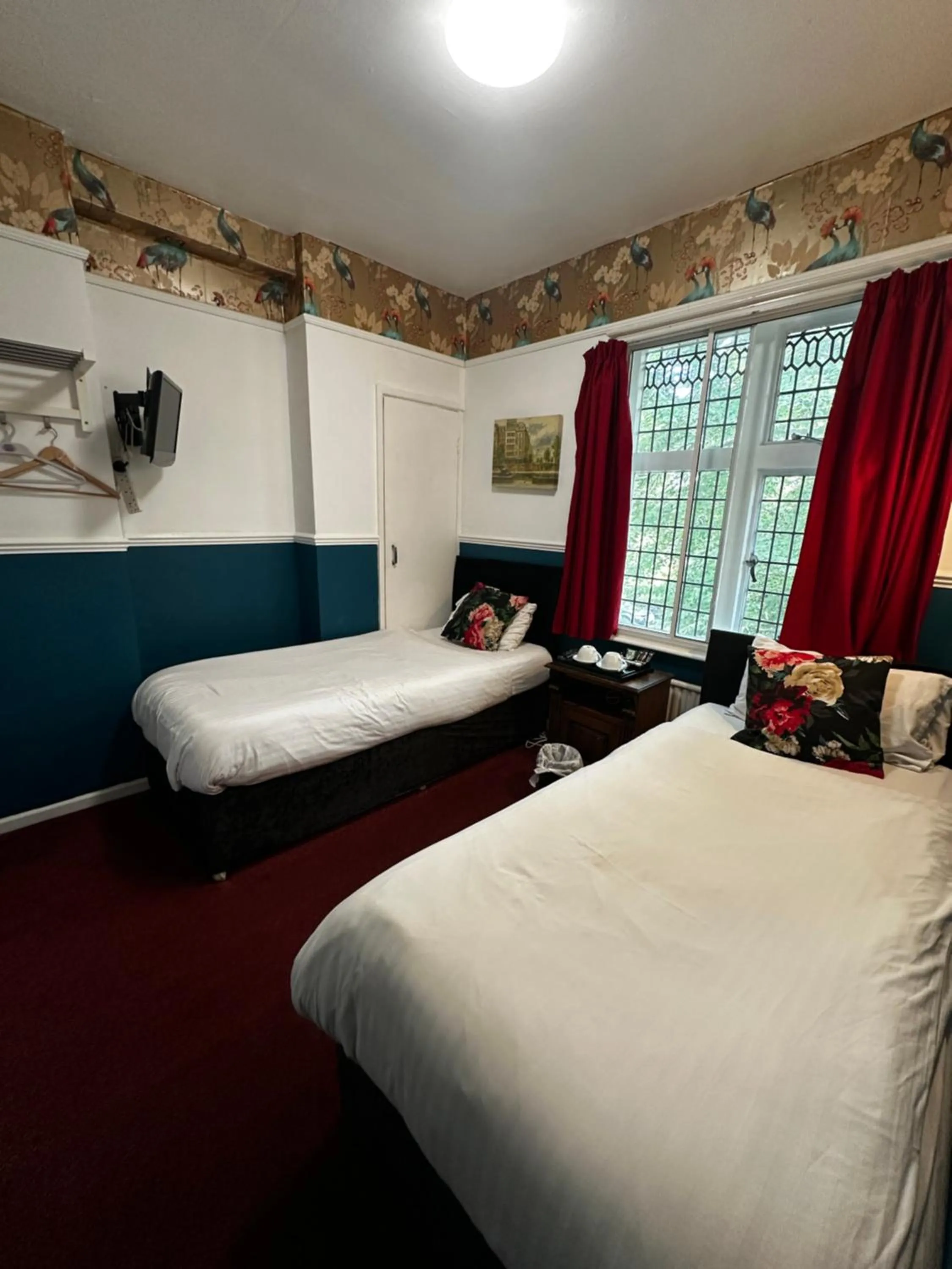 Bed in Barons Court Hotel