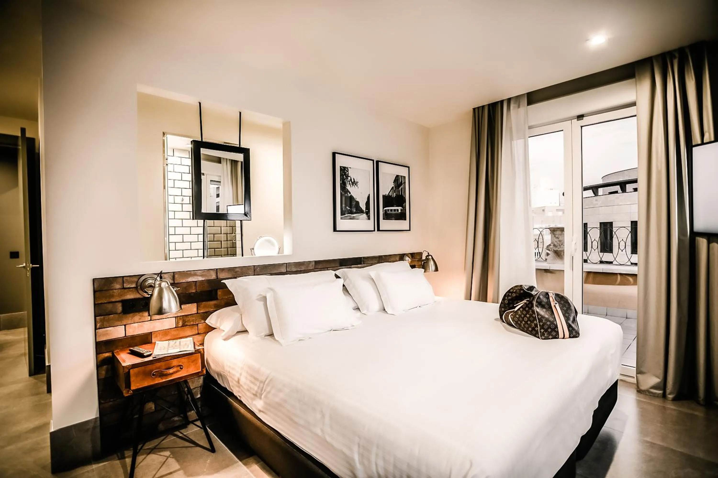 Bed in HO Puerta de Purchena By Olivencia