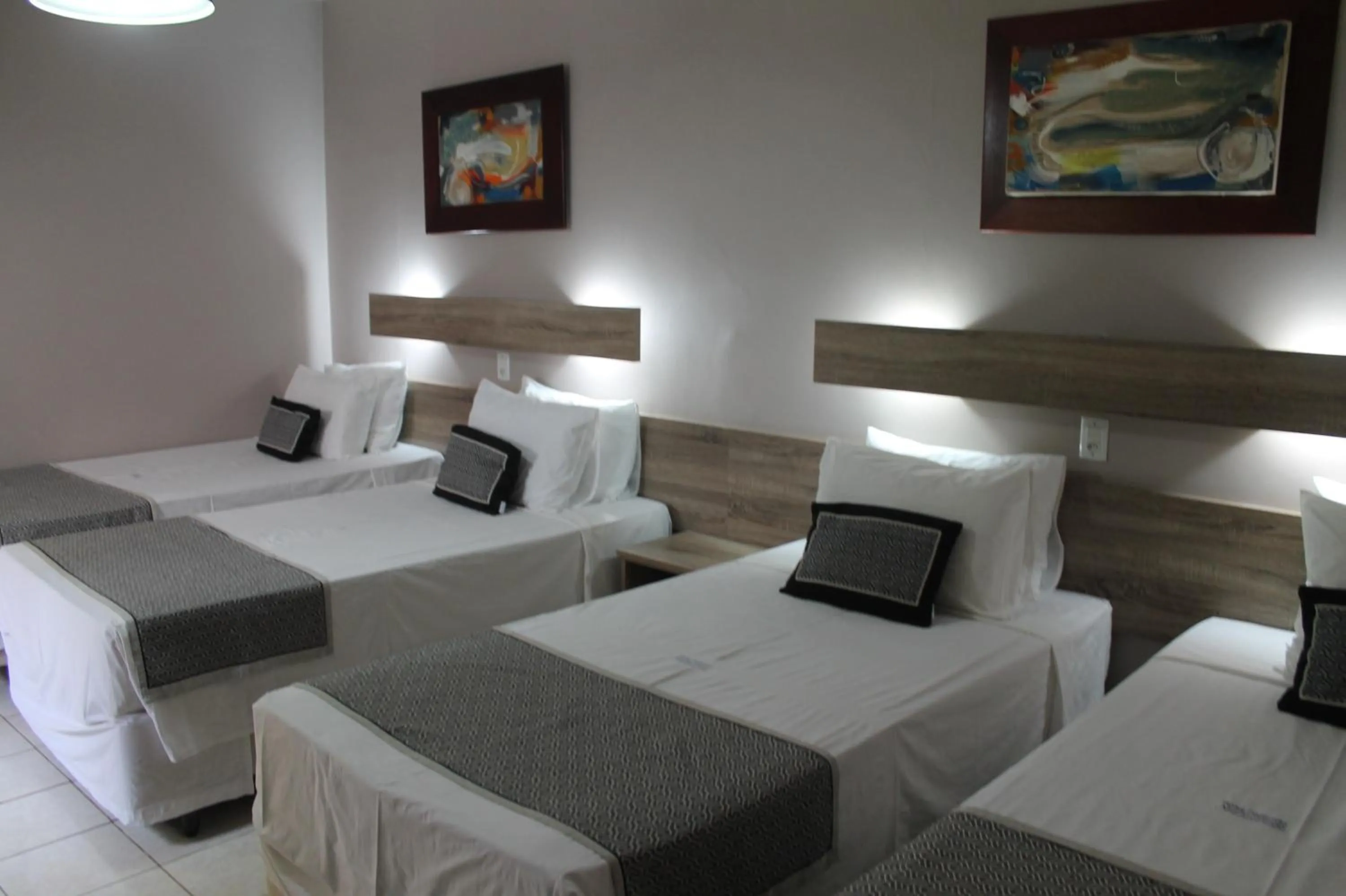 Bed in Hotel Fazenda Mato Grosso