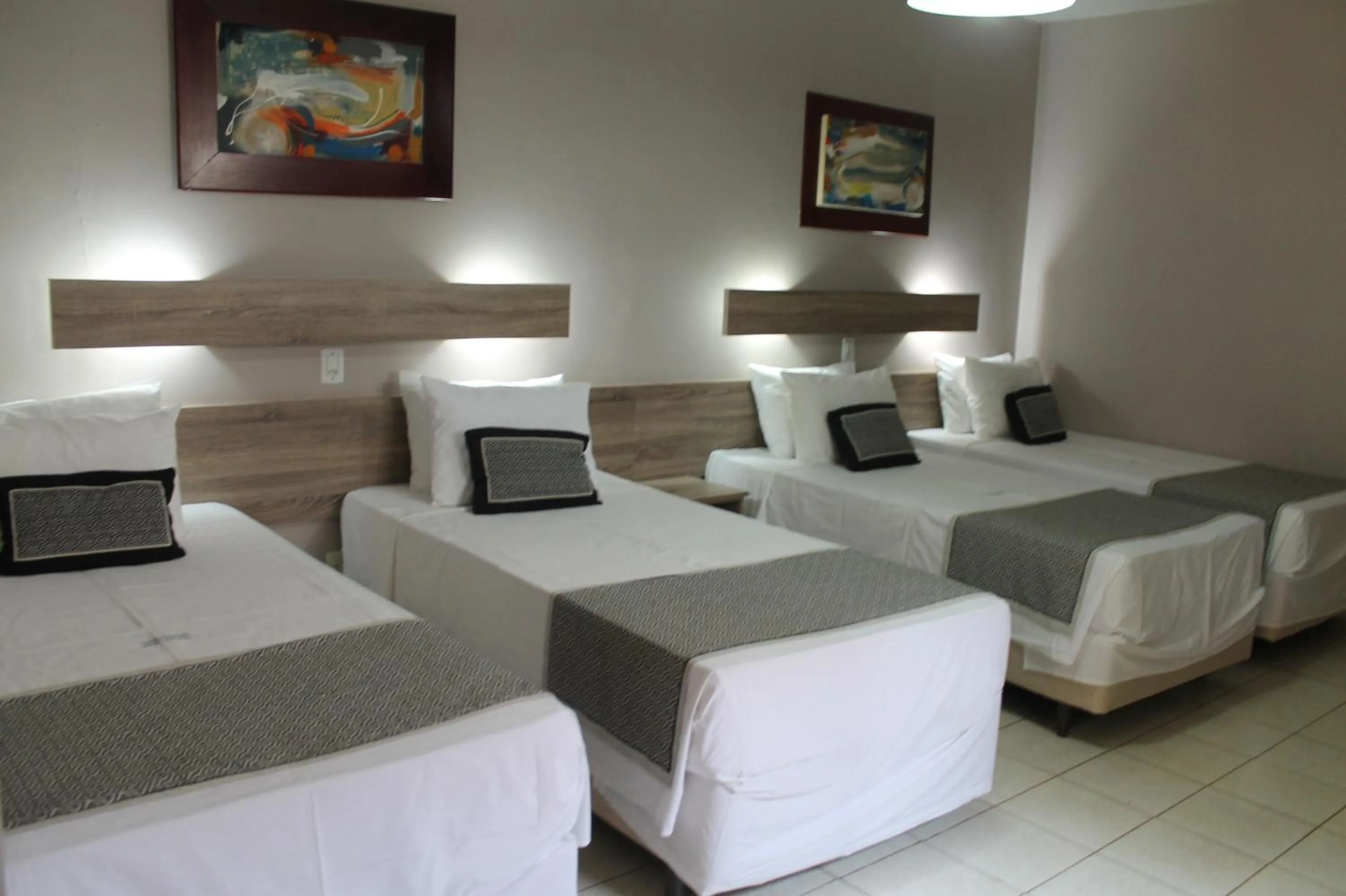 Bed in Hotel Fazenda Mato Grosso