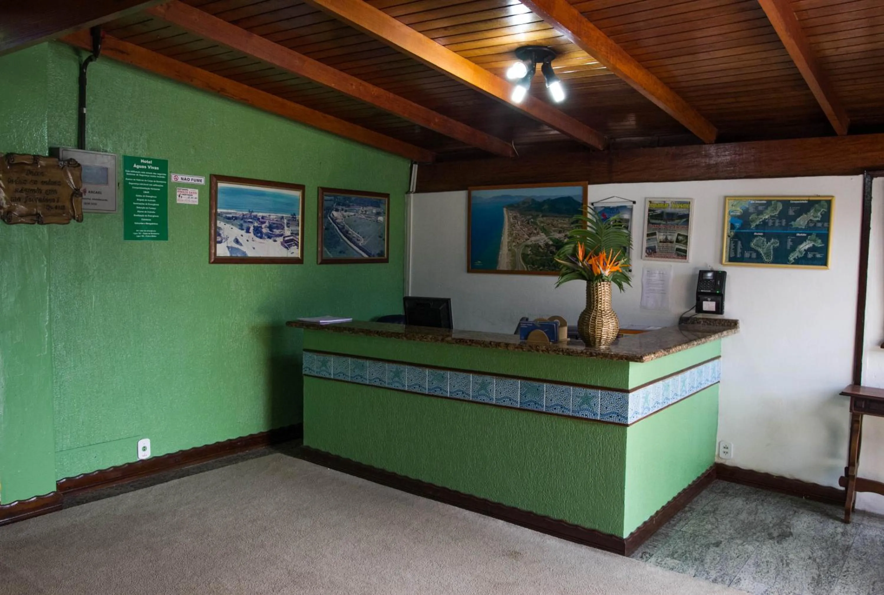 Lobby or reception in Hotel Águas Vivas