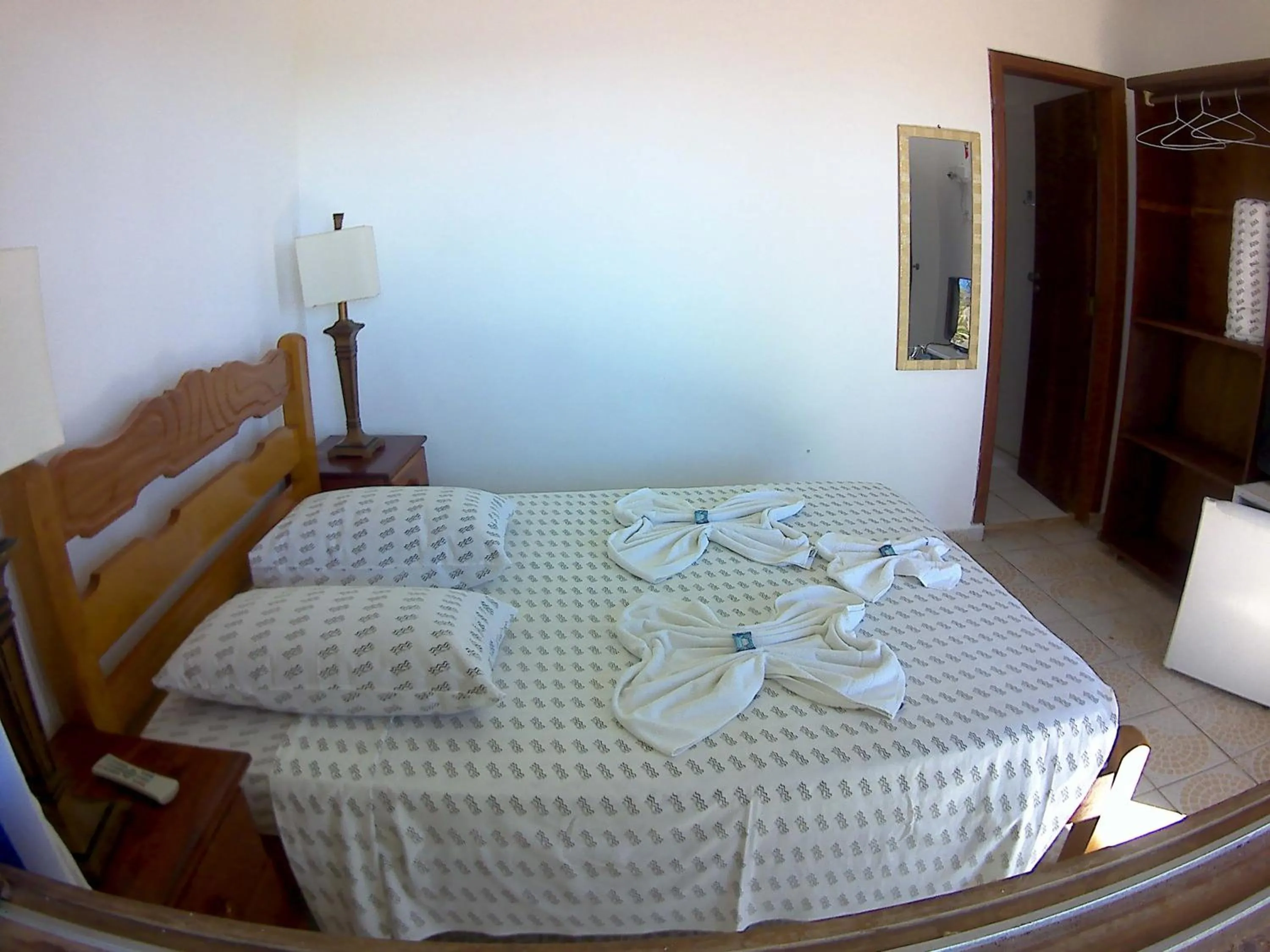 Bed in Hotel Águas Vivas