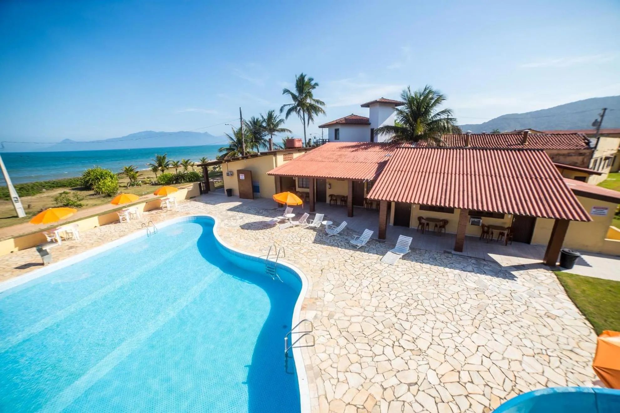 Pool view in Hotel Águas Vivas