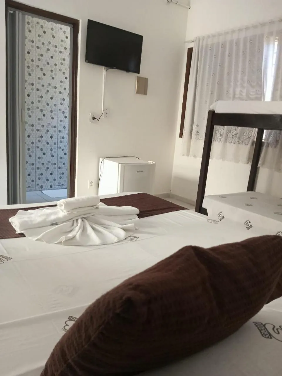 Bed in Hotel Águas Vivas