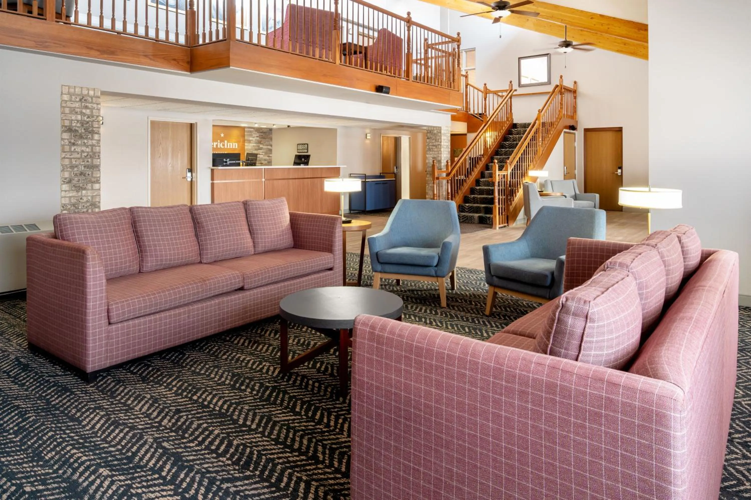 Lobby or reception in AmericInn by Wyndham Valley City Conference Center