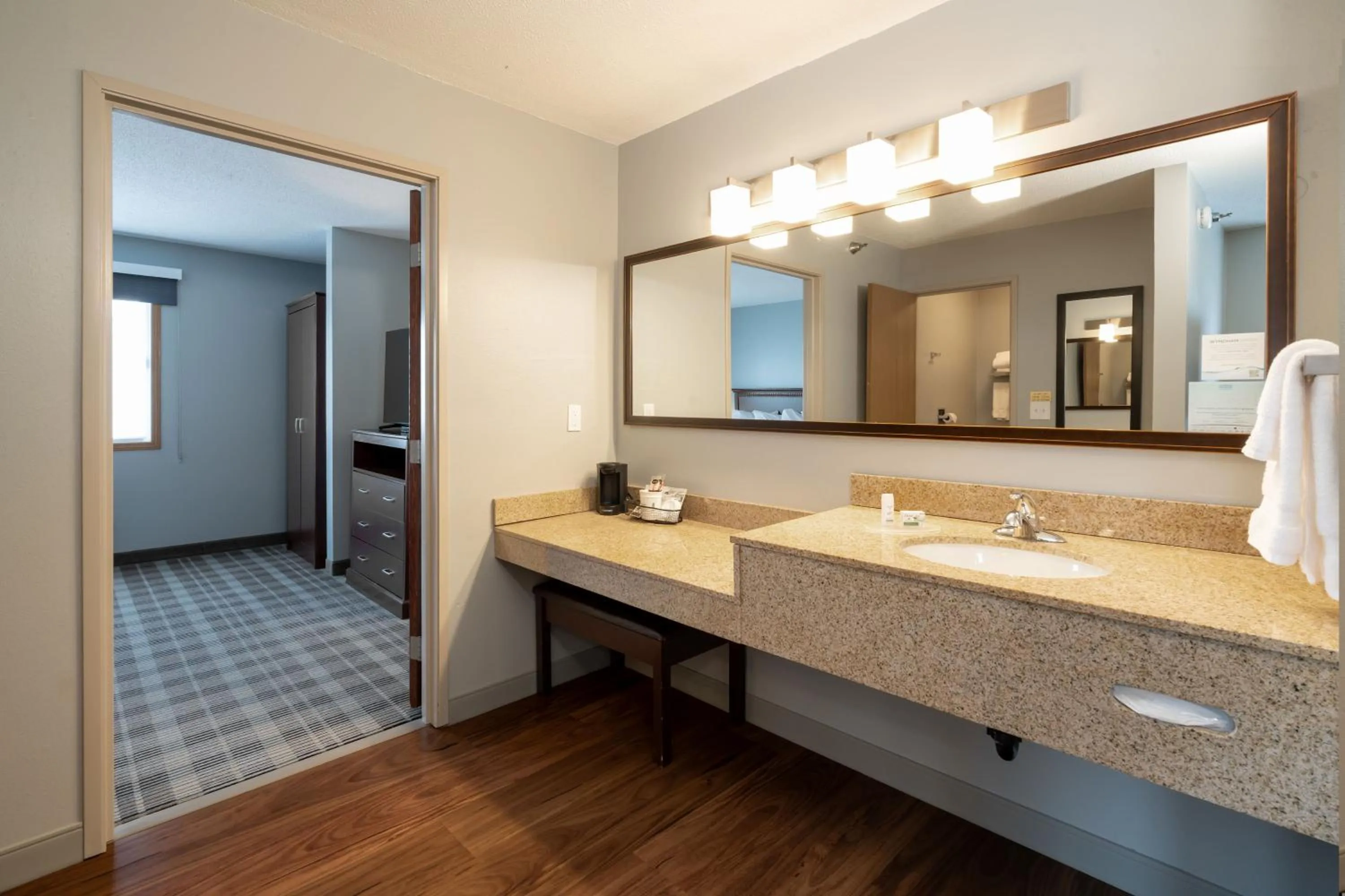 Bathroom in AmericInn by Wyndham Valley City Conference Center