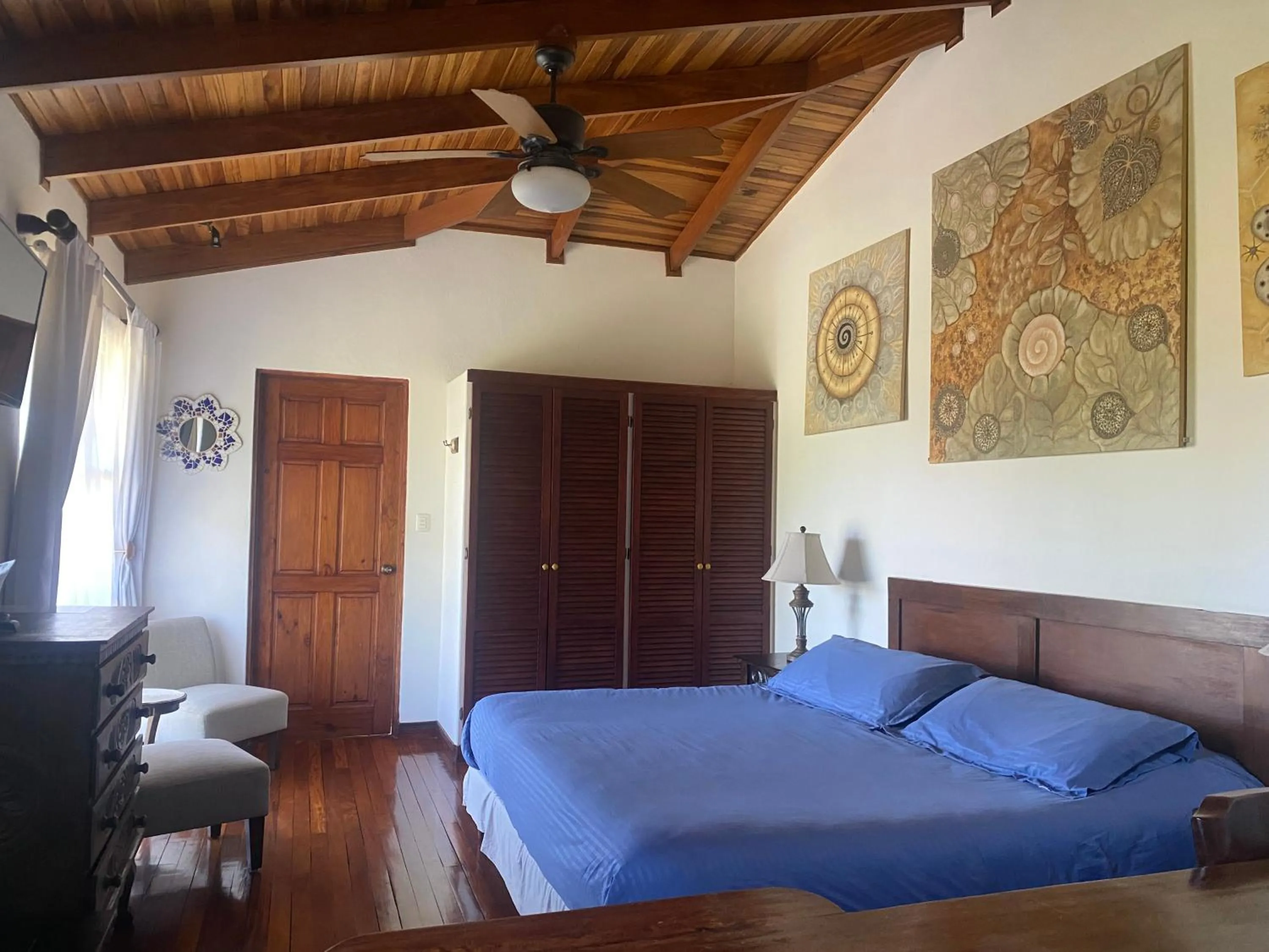 Bed in Tierra Magica B&B and Art Studio