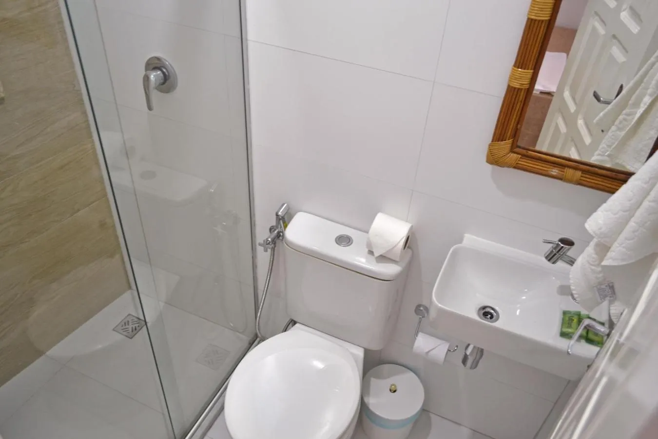 Bathroom in Pousada Aconchego