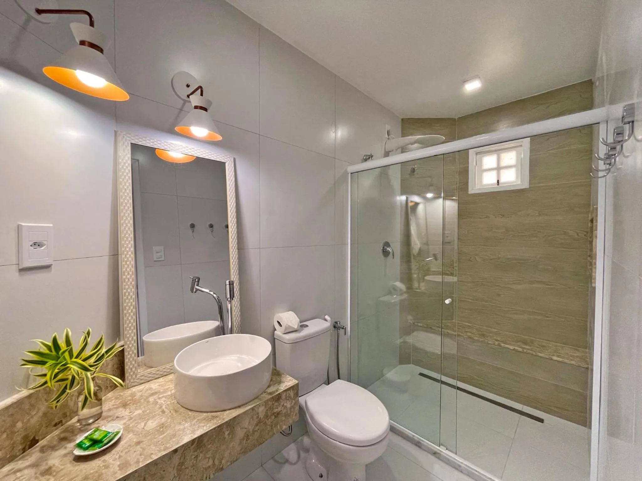 Bathroom in Pousada Aconchego