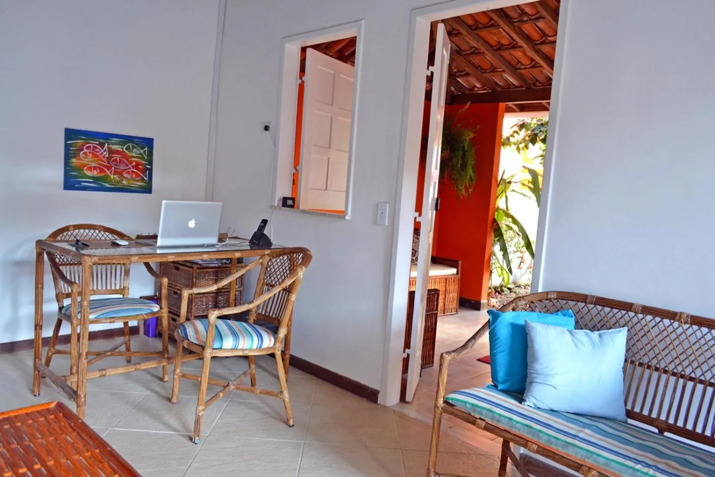 Lobby or reception in Pousada Aconchego